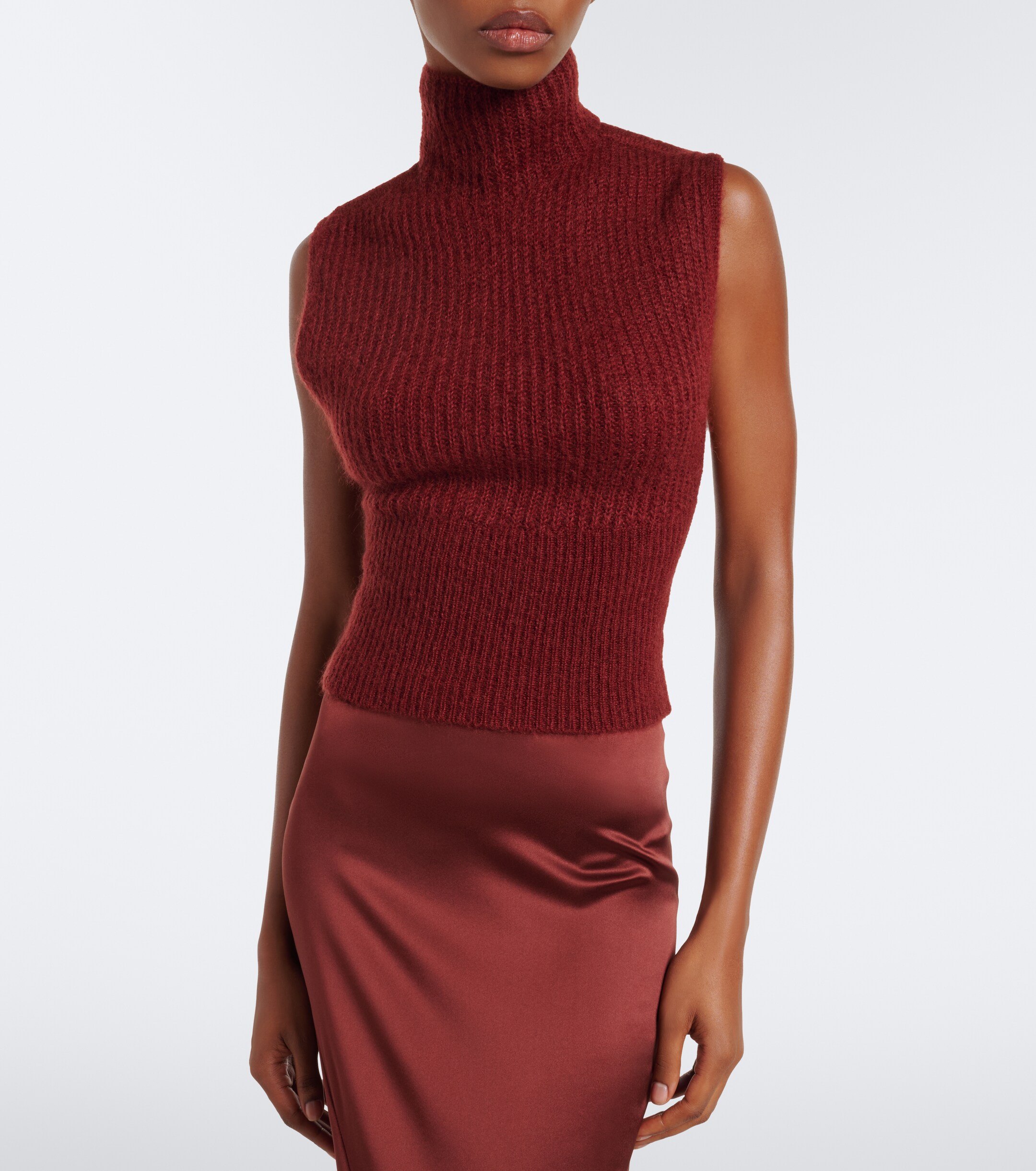 Max Mara Max Mara Mohair and wool-blend turtleneck sweater