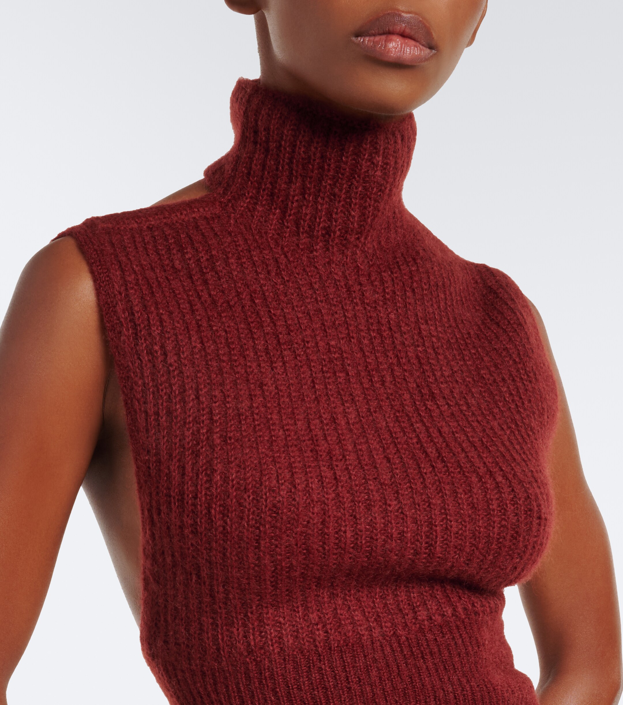 Max Mara Max Mara Mohair and wool-blend turtleneck sweater