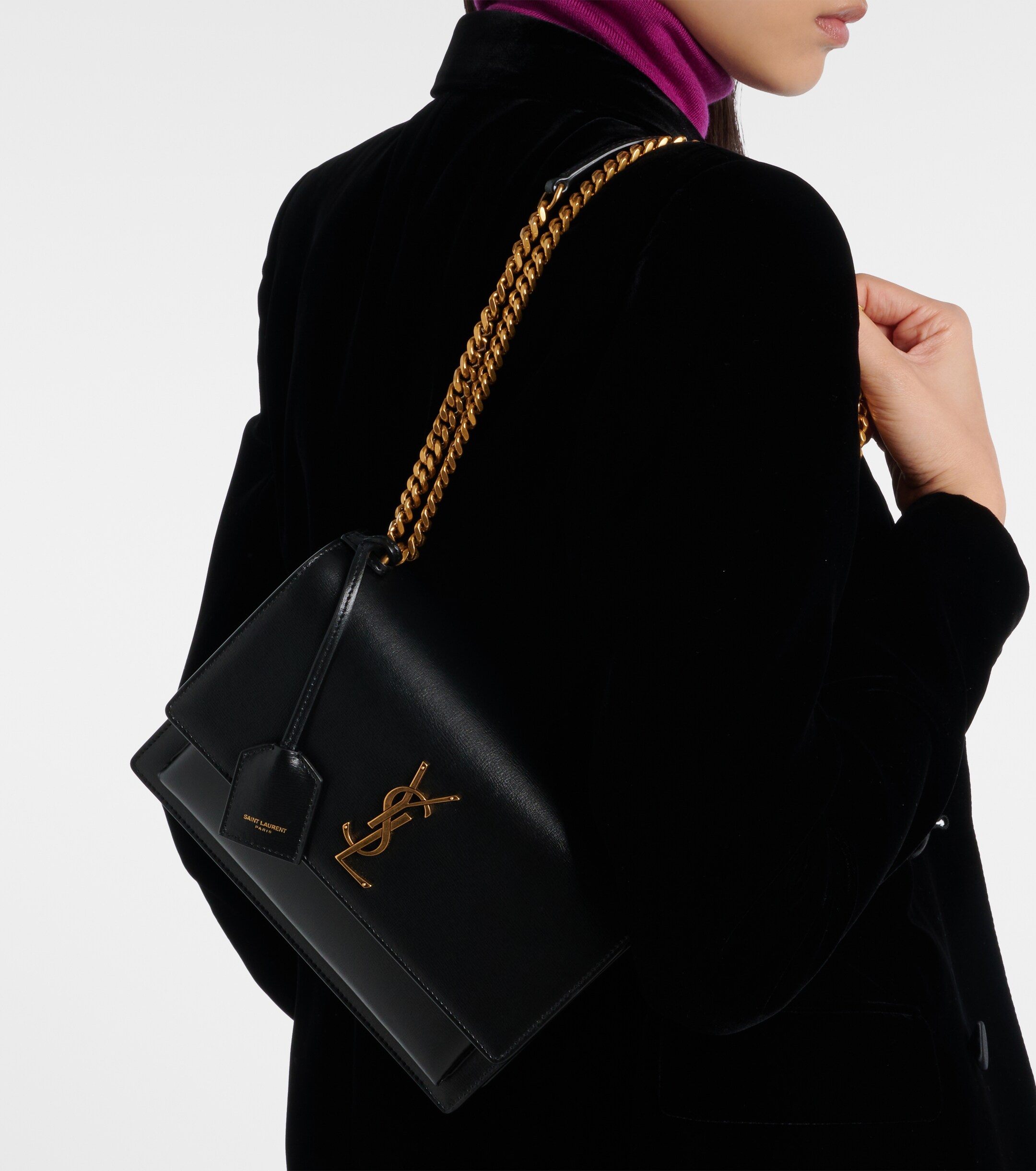 Saint Laurent Sunset Medium leather shoulder bag