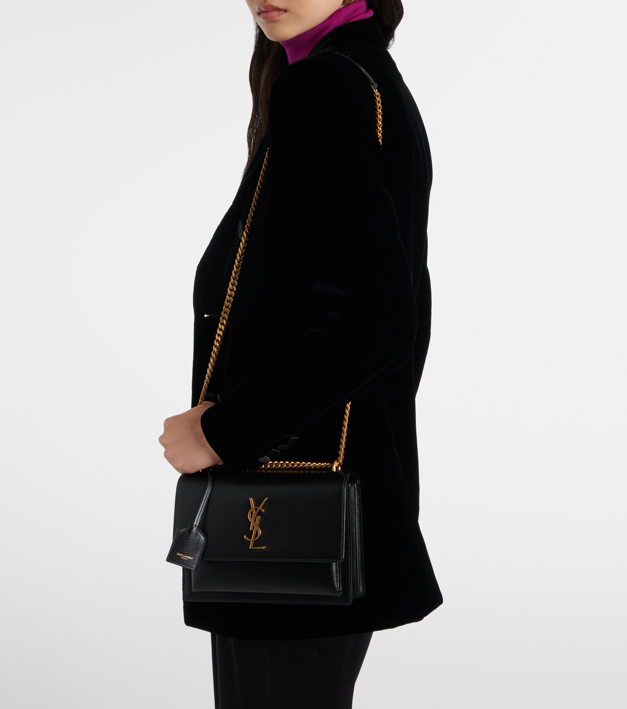 Saint Laurent Sunset Medium leather shoulder bag