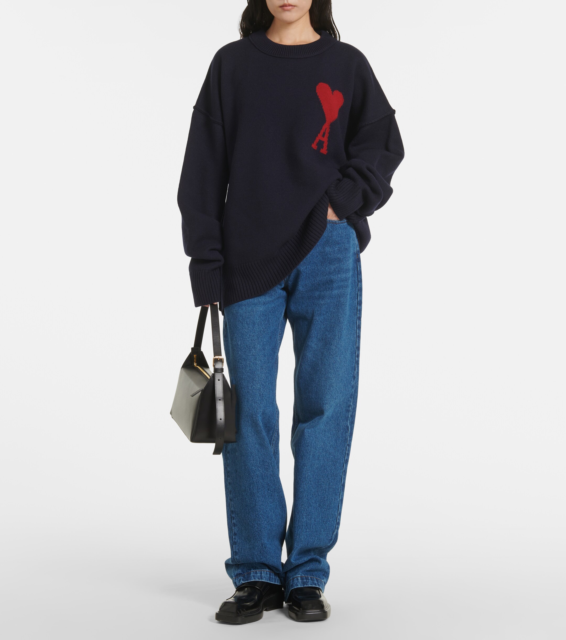 Ami Paris - Mid-rise wide-leg jeans | Plush