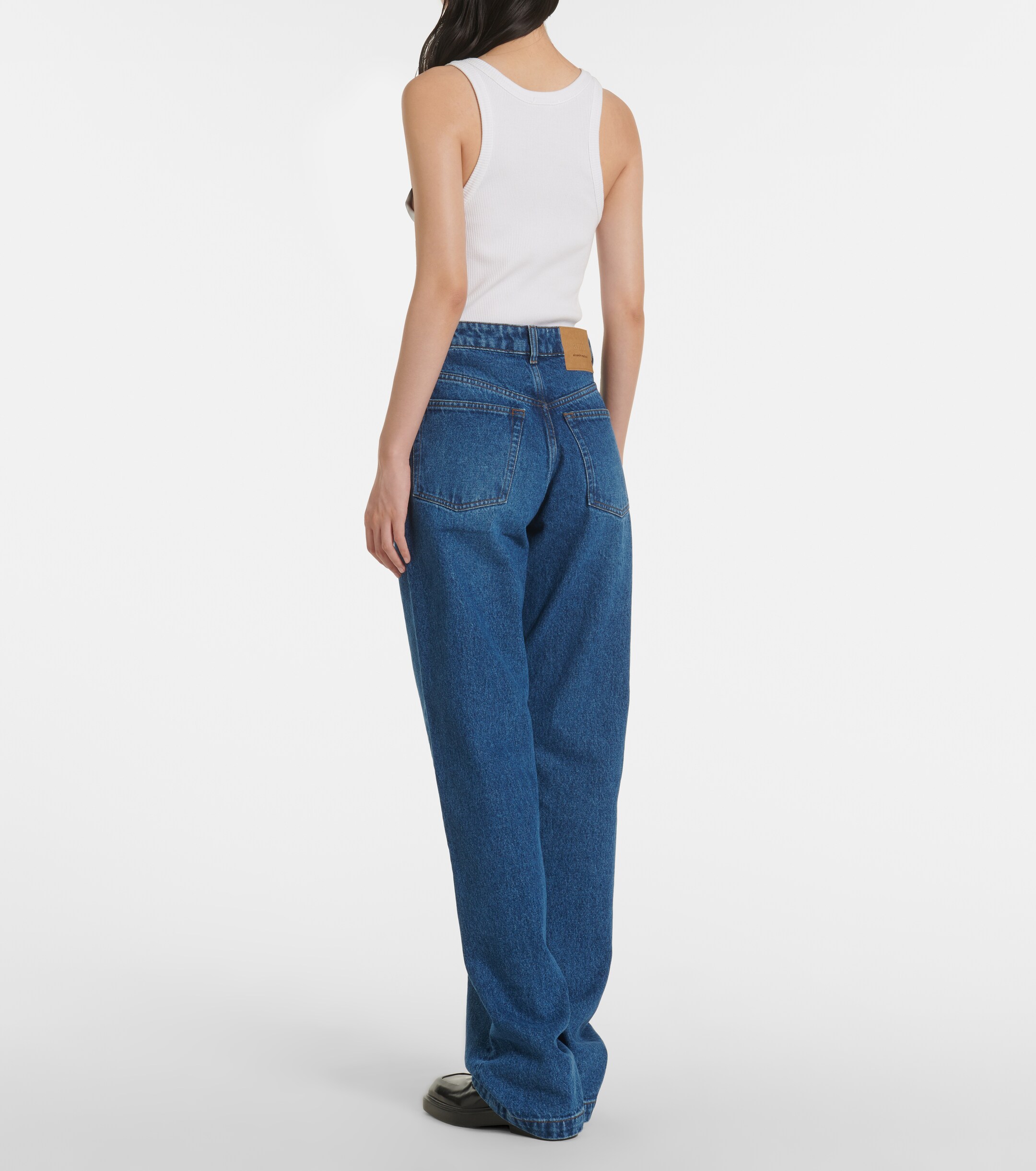 Ami Paris - Mid-rise wide-leg jeans | Plush