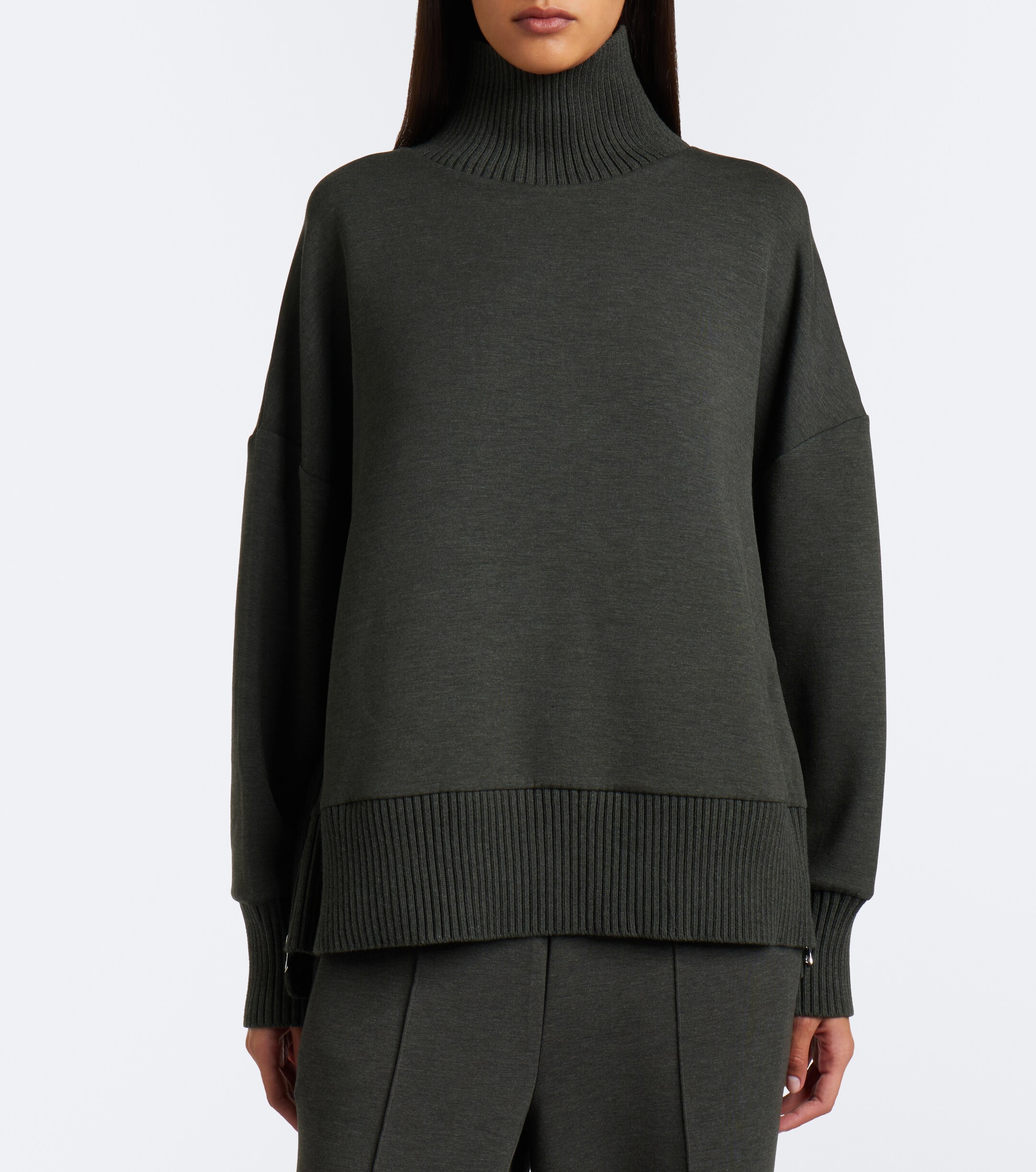 Varley Varley Barker jersey turtleneck sweater