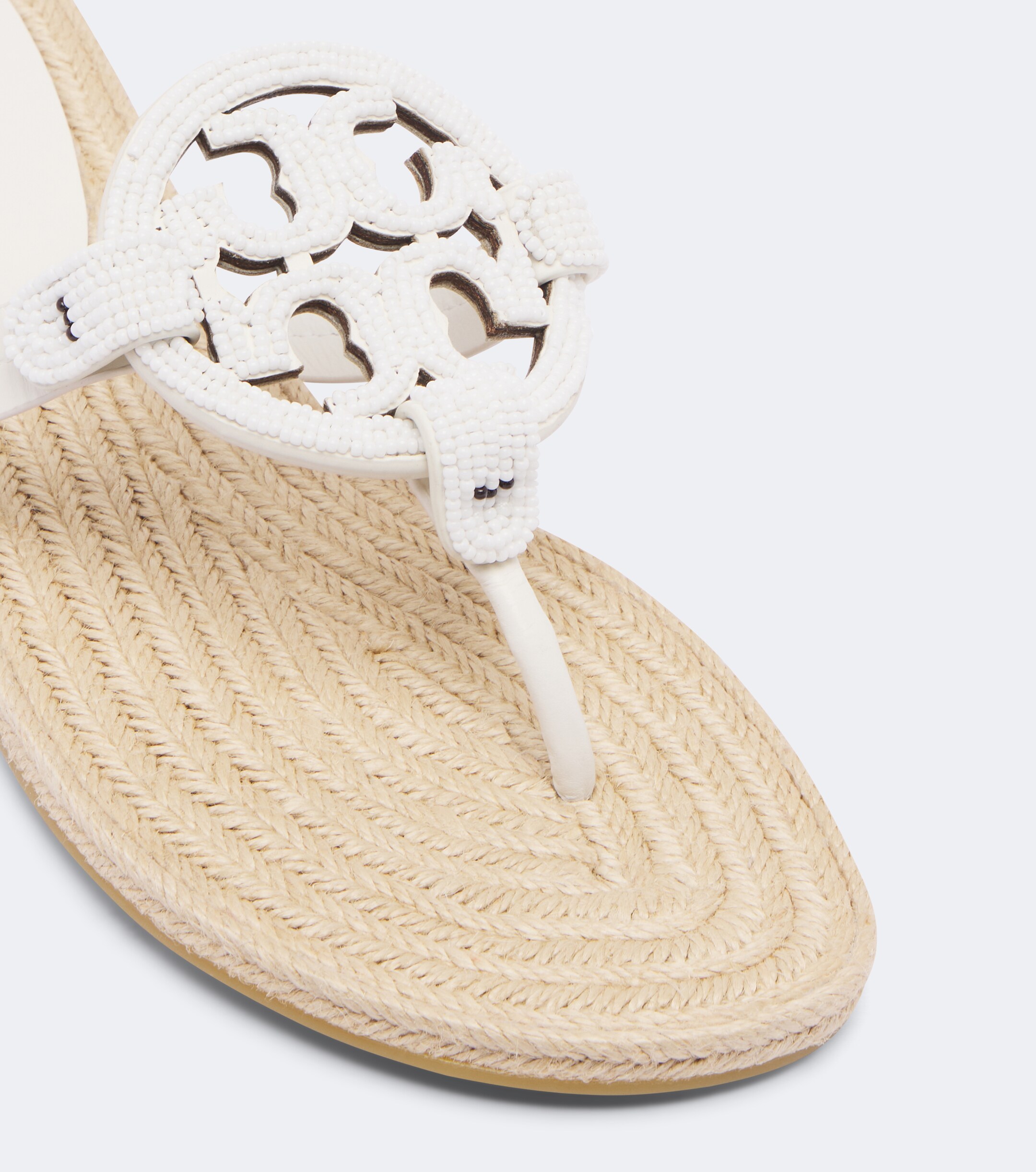 Tory Burch Tory Burch Miller beaded leather thong sandals