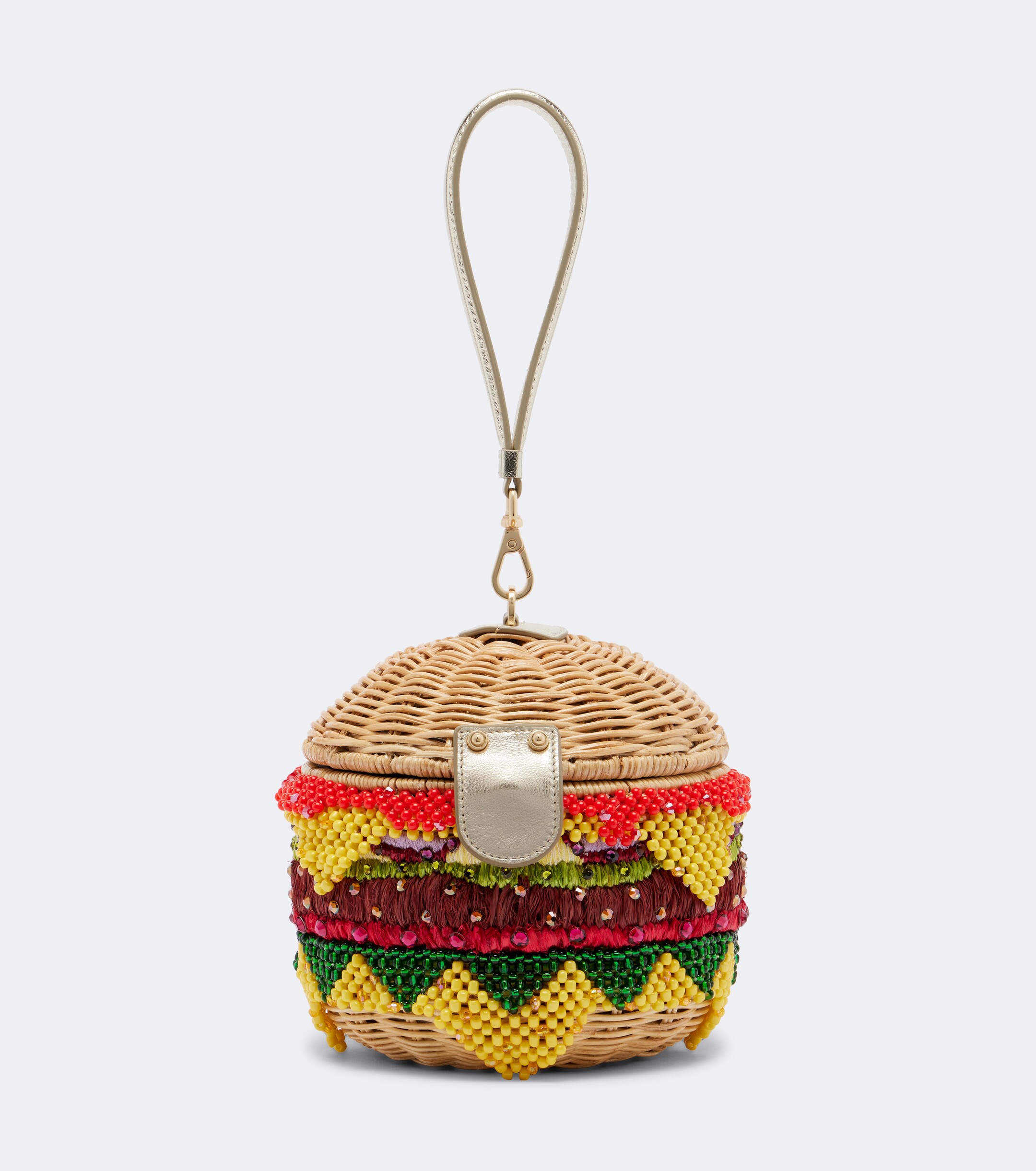Judith Leiber Couture Cheeseburger Deluxe embellished clutch