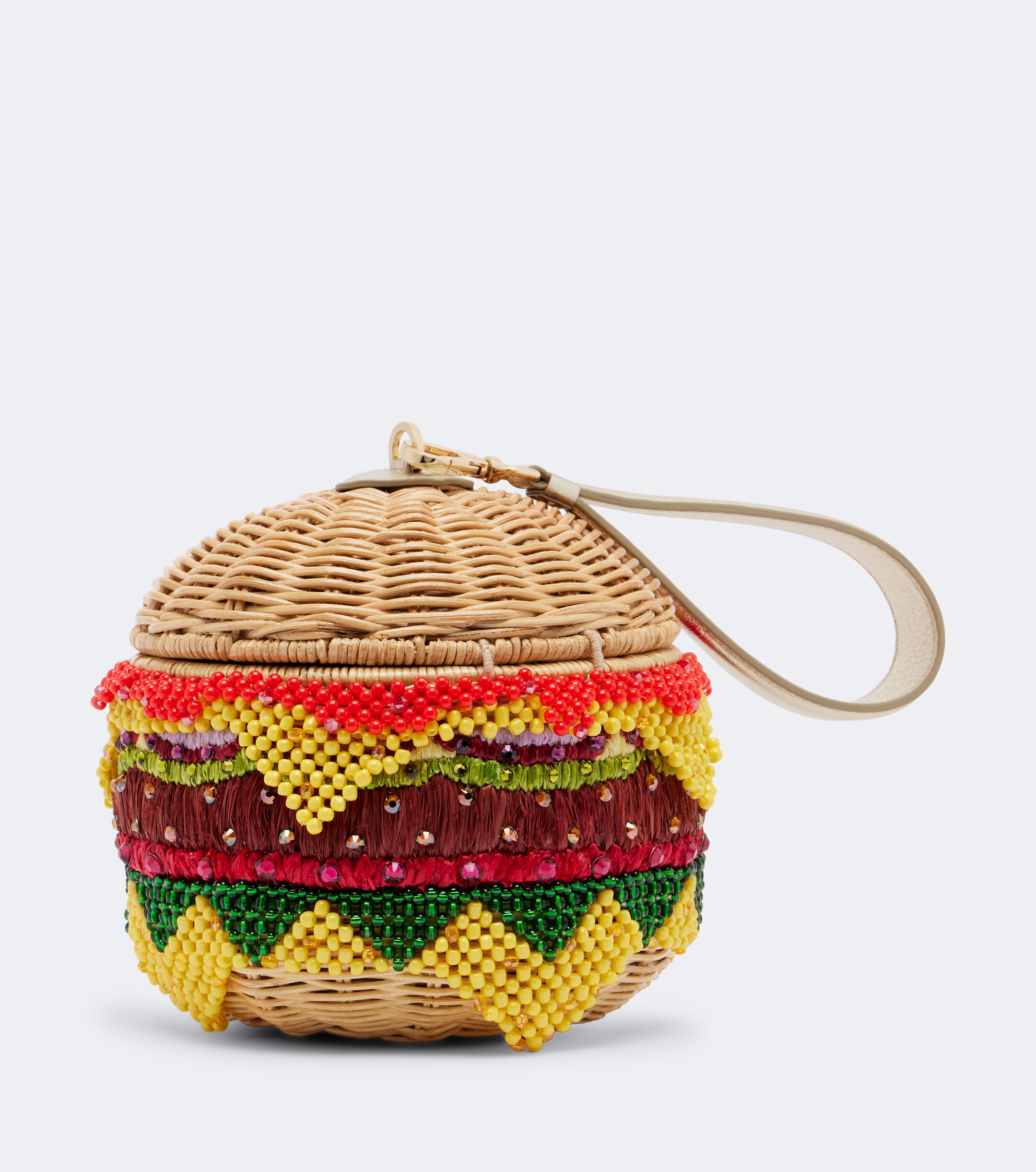 Judith Leiber Couture Cheeseburger Deluxe embellished clutch thumbnail