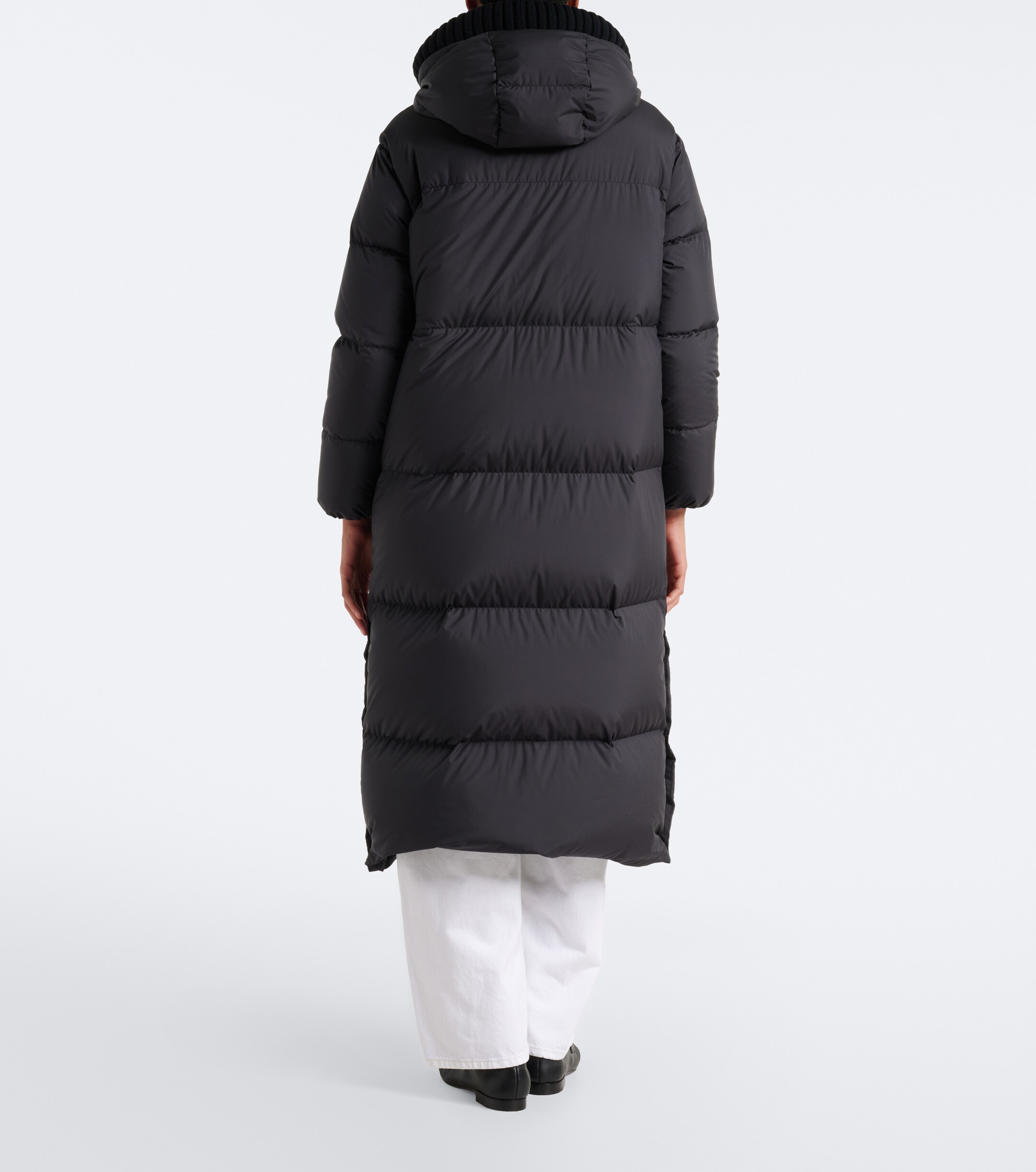 Moncler Moncler Ornement tie-neck down coat