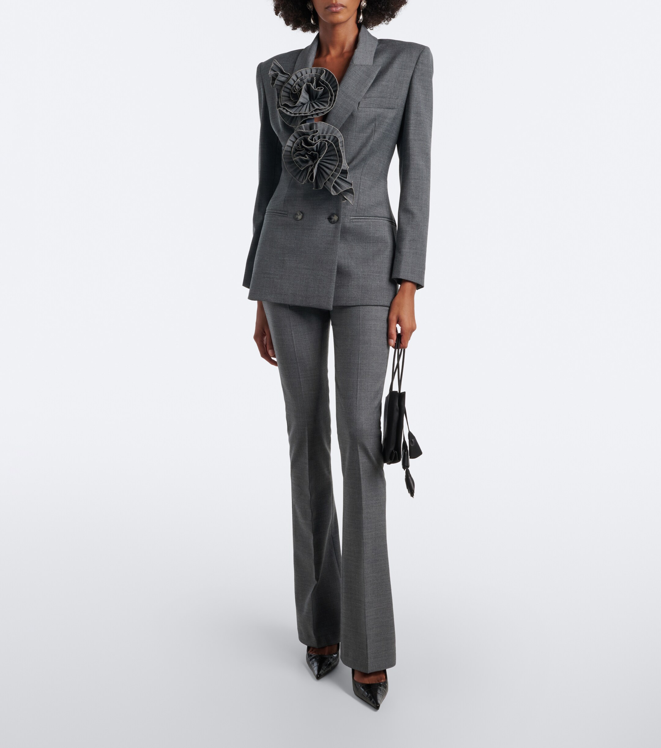 Blumarine Blumarine Mid-rise flared pants