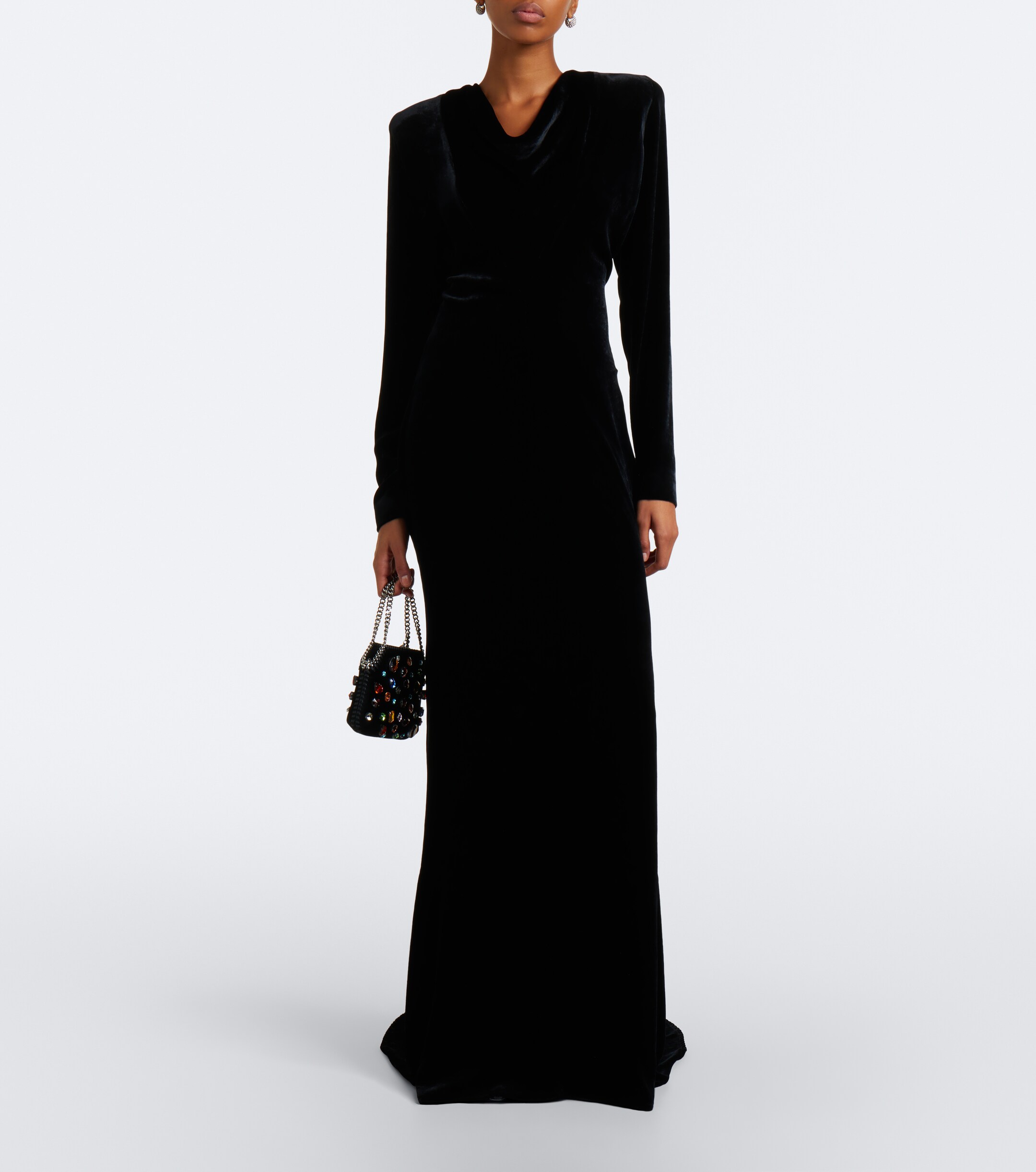 Stella McCartney Stella McCartney Draped velvet gown