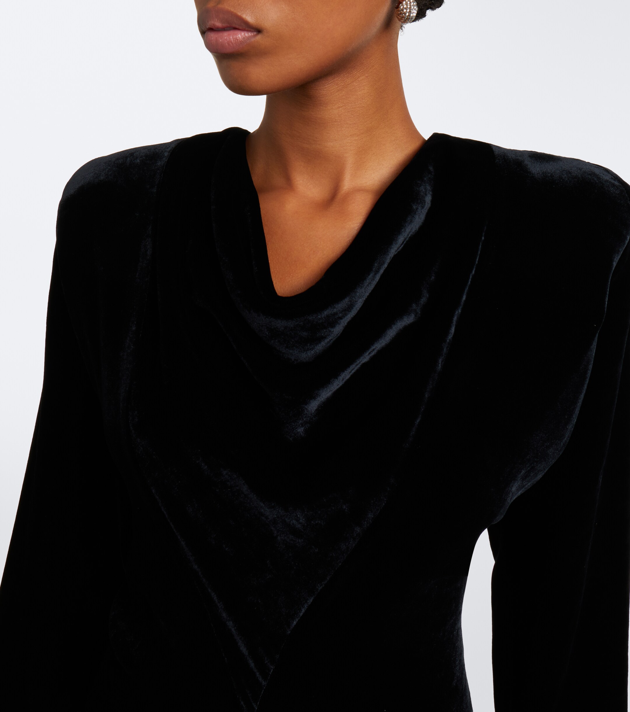 Stella McCartney Stella McCartney Draped velvet gown