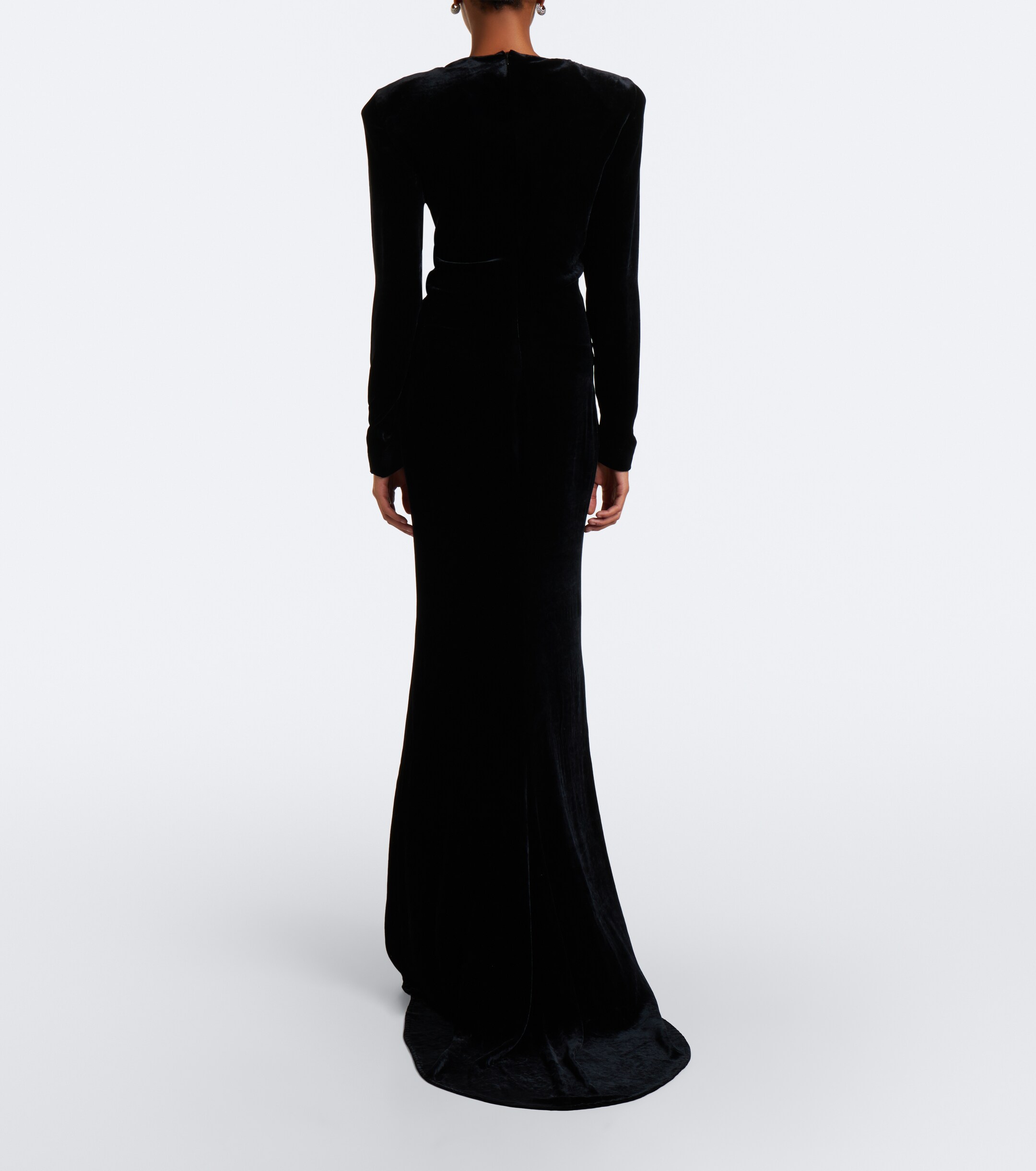 Stella McCartney Stella McCartney Draped velvet gown