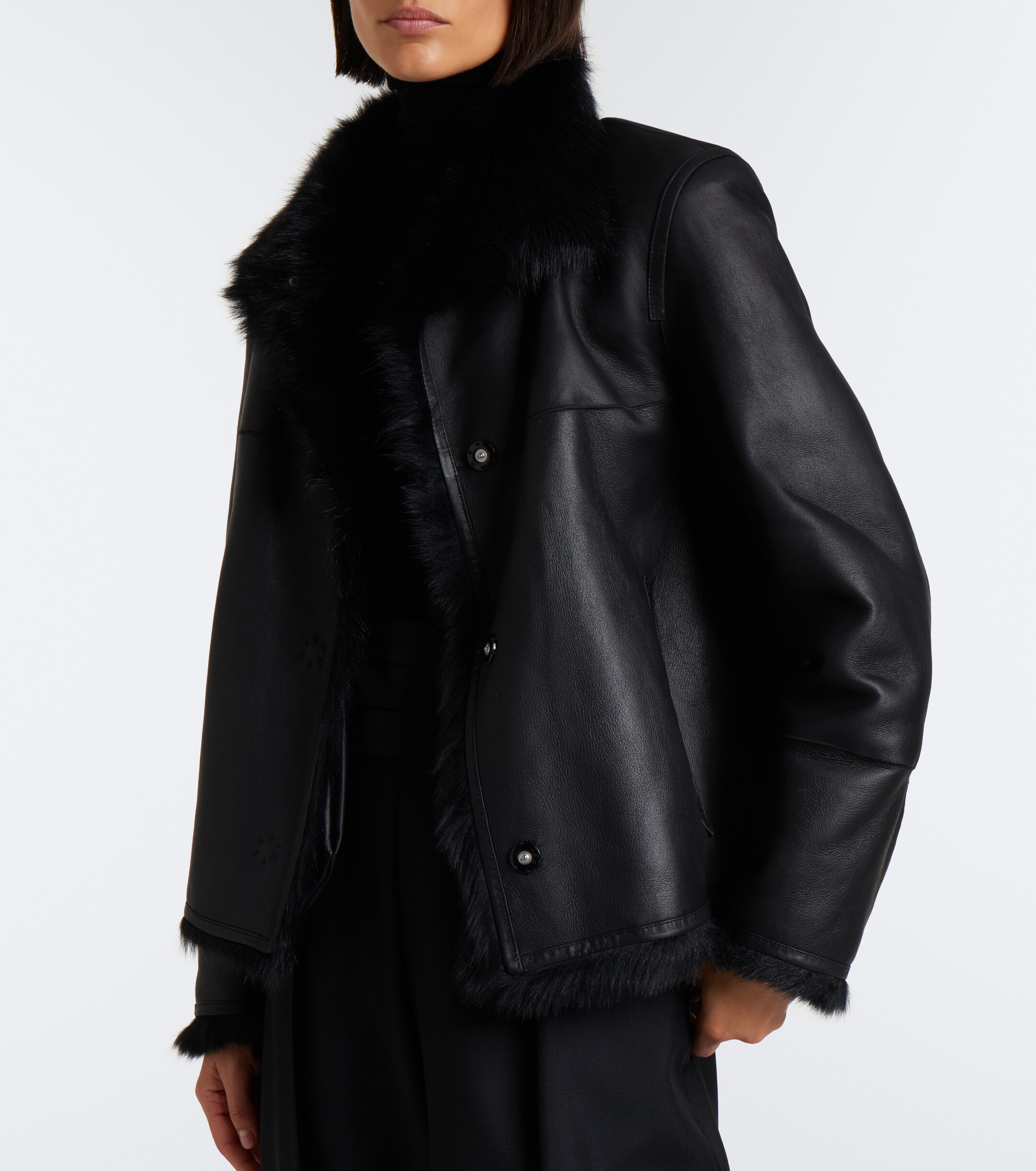 Yves Salomon Yves Salomon Reversible shearling coat
