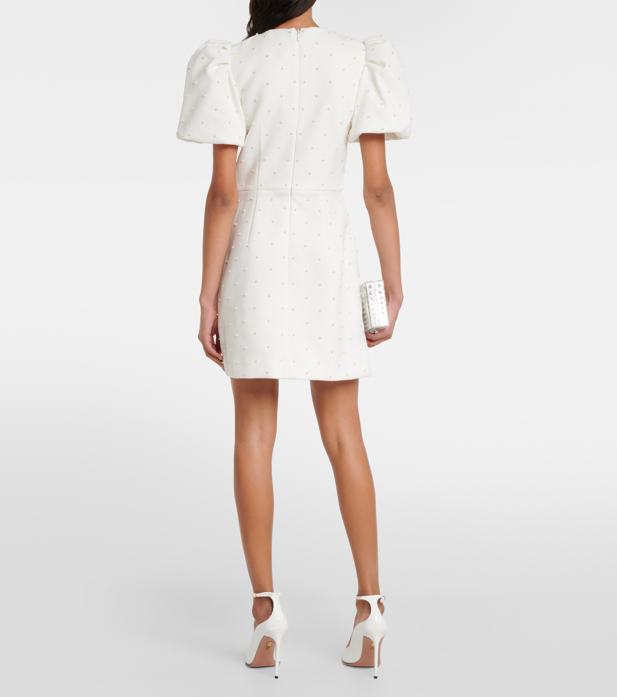 Rebecca Vallance Bridal Ophelia bow-detail minidress
