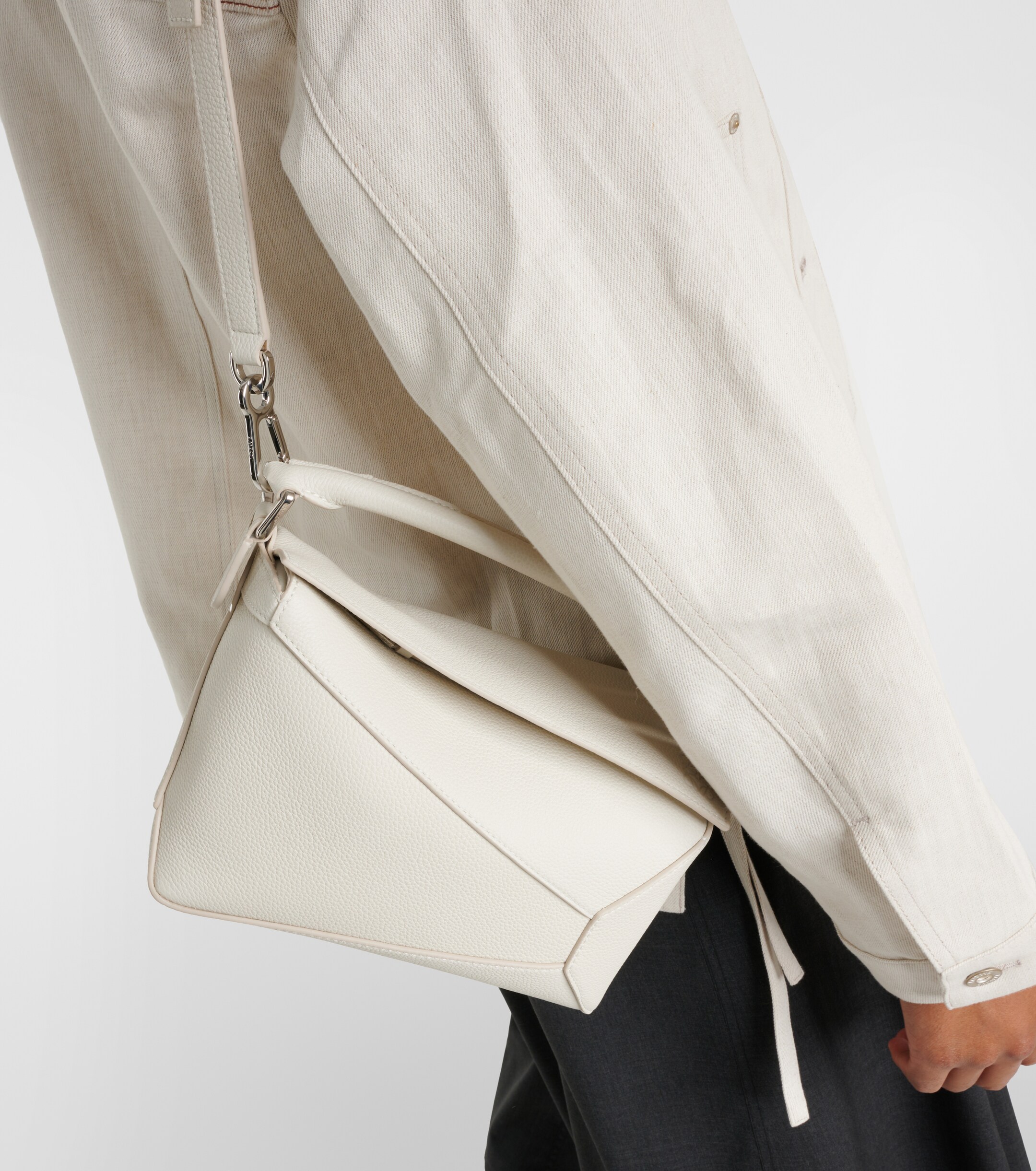Loewe Puzzle Edge Small leather top-handle bag