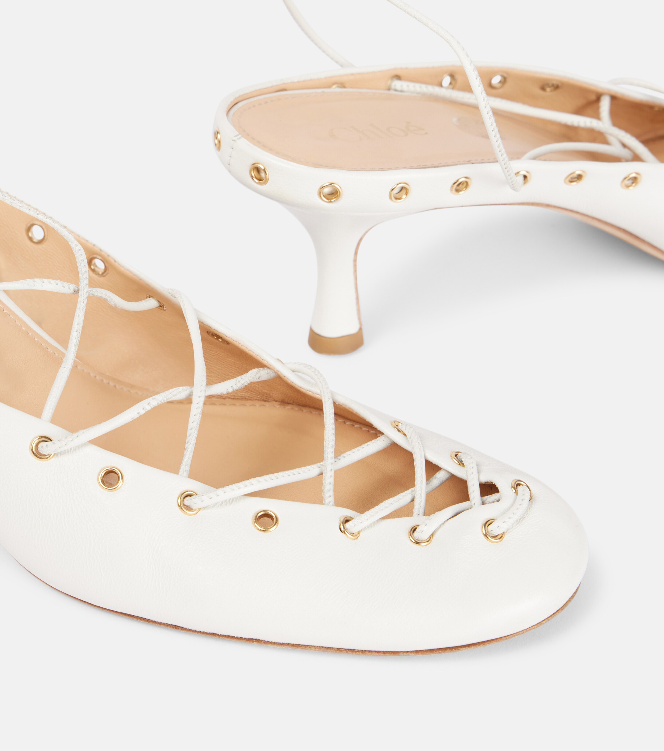 Chloé Ghillies leather pumps thumbnail