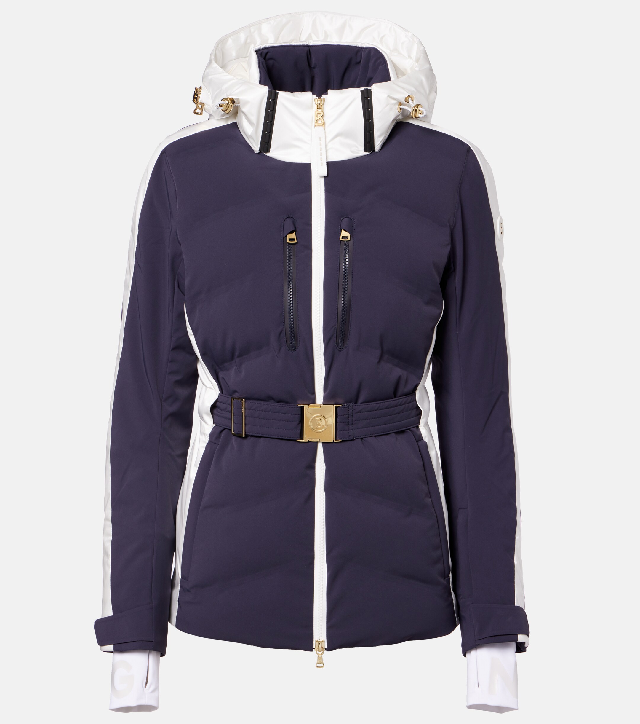 BOGNER Bogner Kira belted hooded down ski jacket