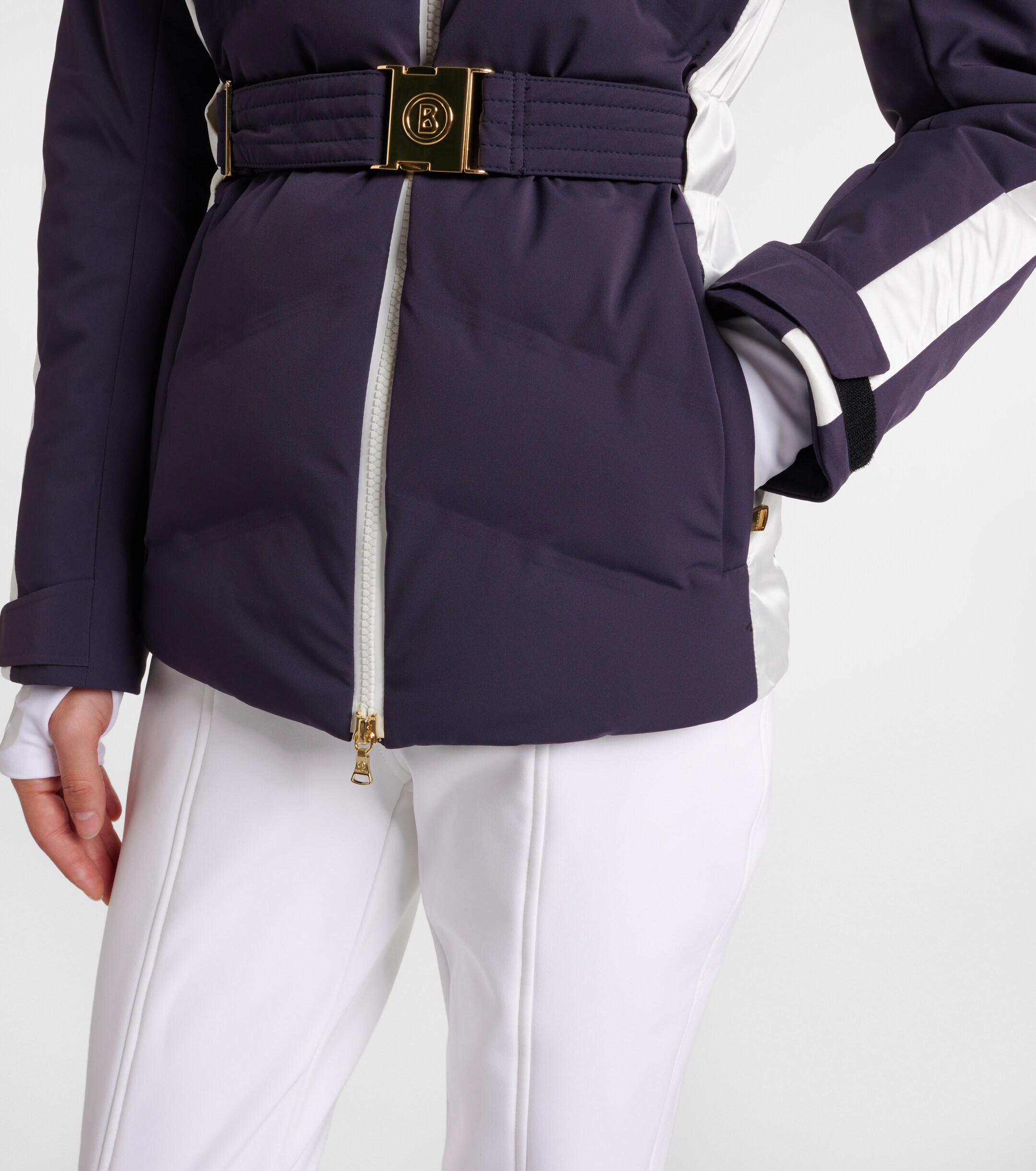BOGNER Bogner Kira belted hooded down ski jacket