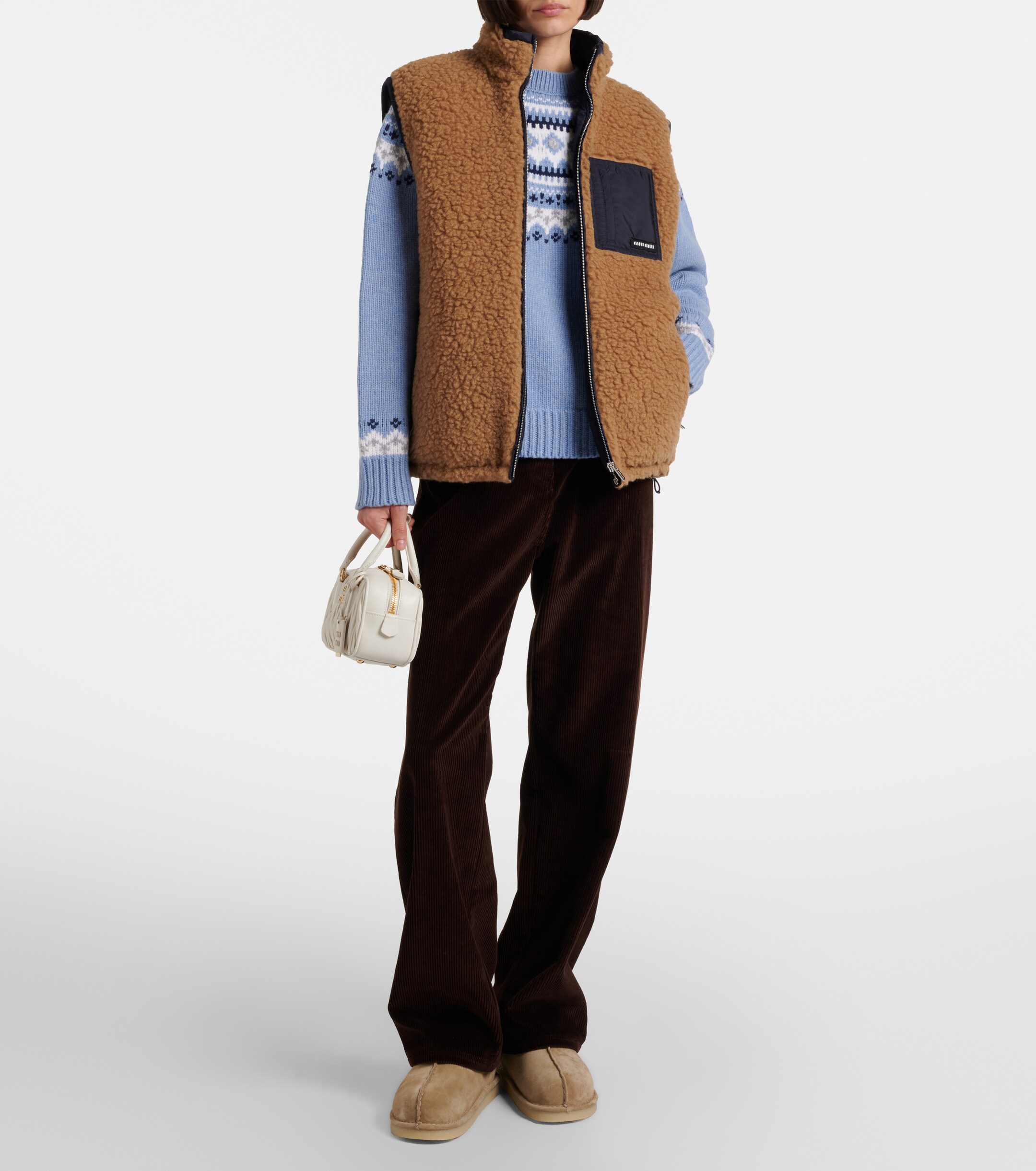 Miu Miu Arcadie Small leather top-handle bag