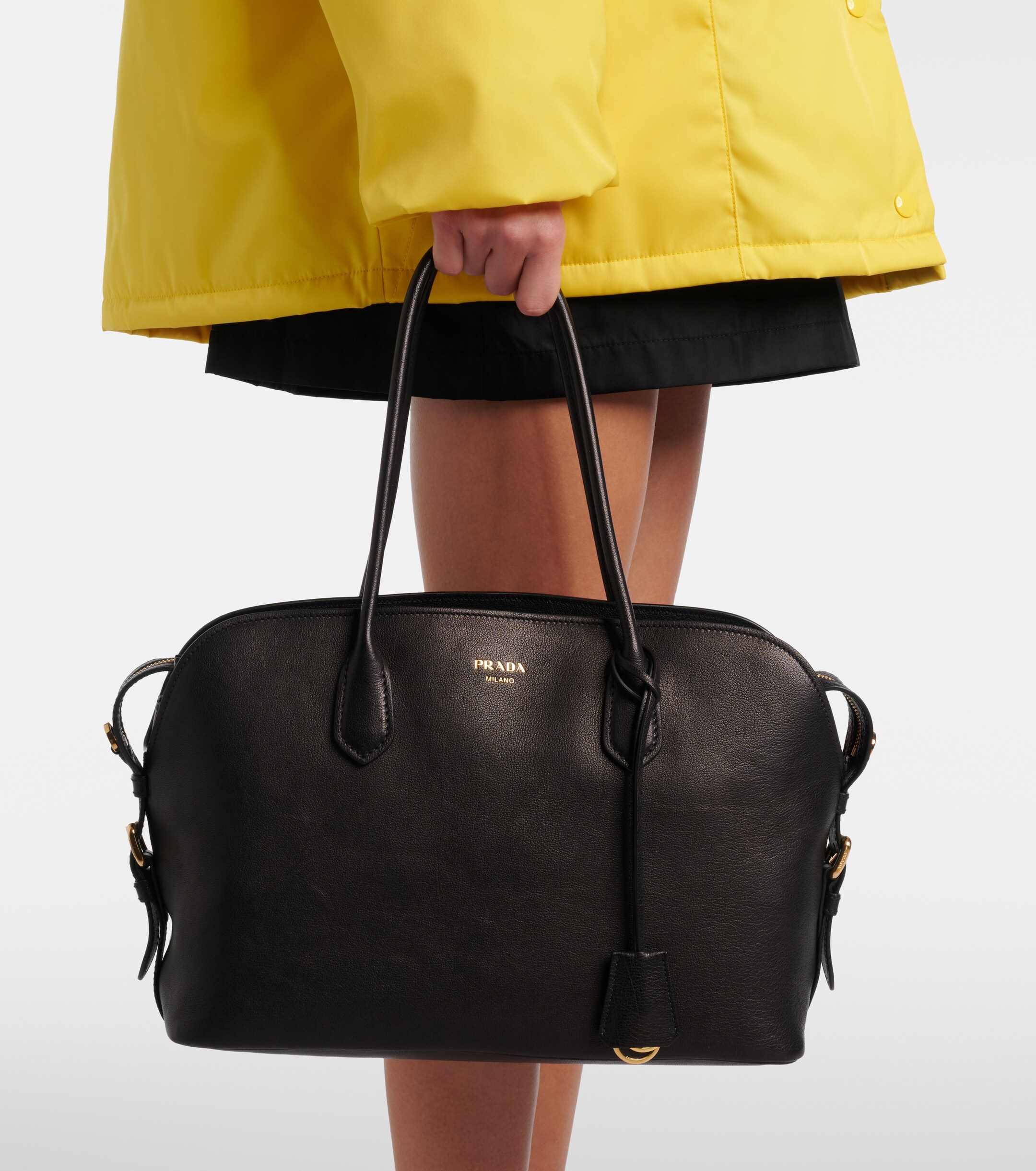 Prada Large leather tote bag