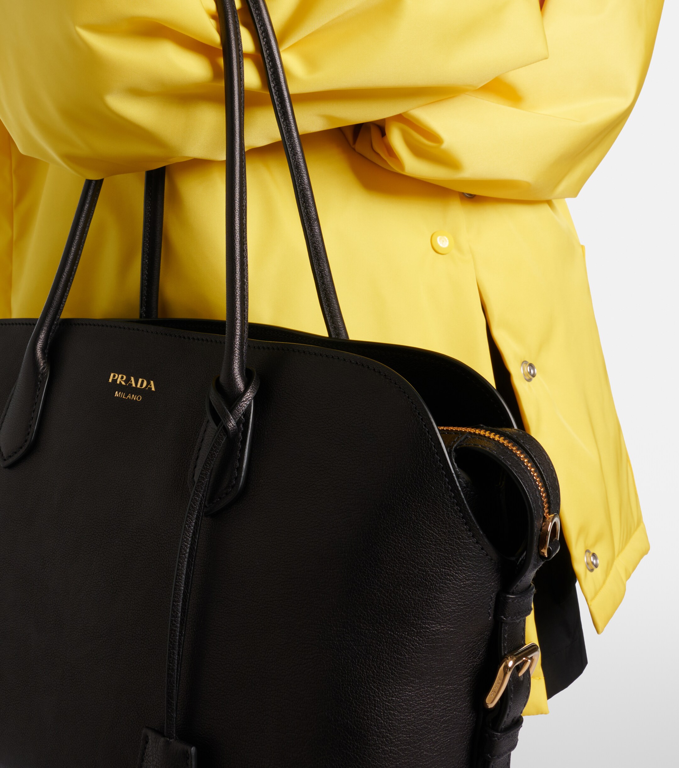 Prada Large leather tote bag