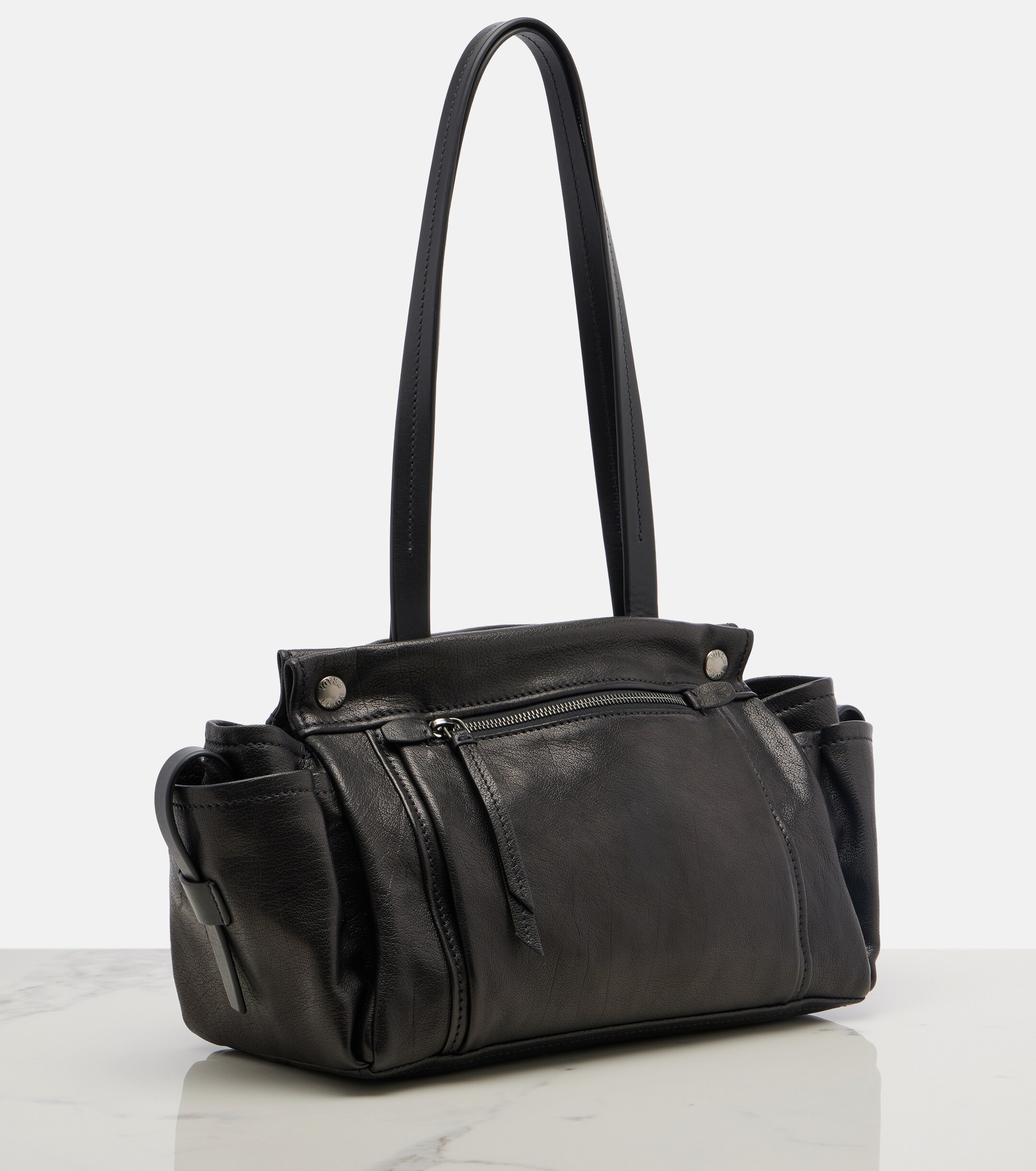 Prada Prada Route leather tote bag