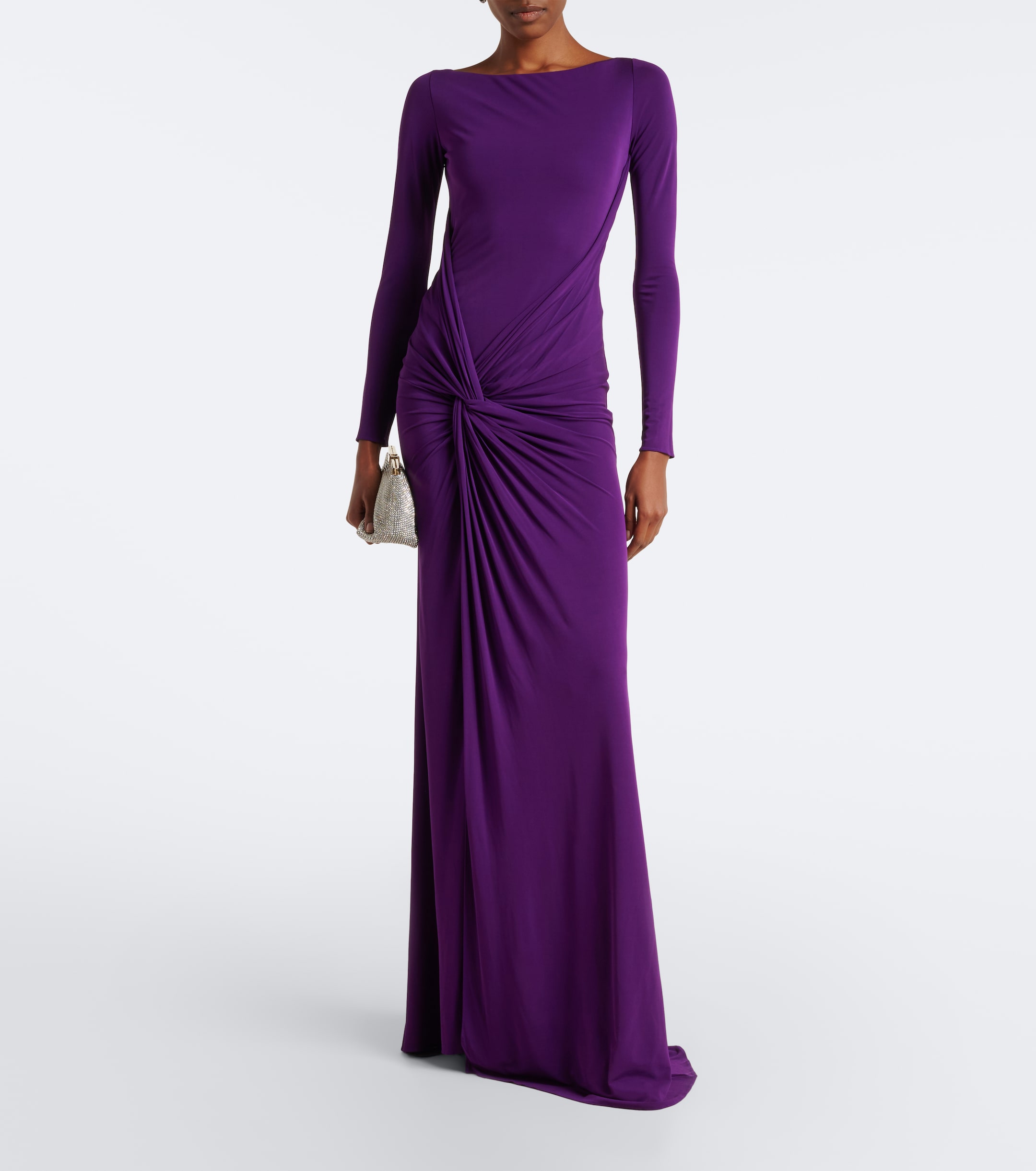 Alex Perry Alex Perry Gathered jersey gown