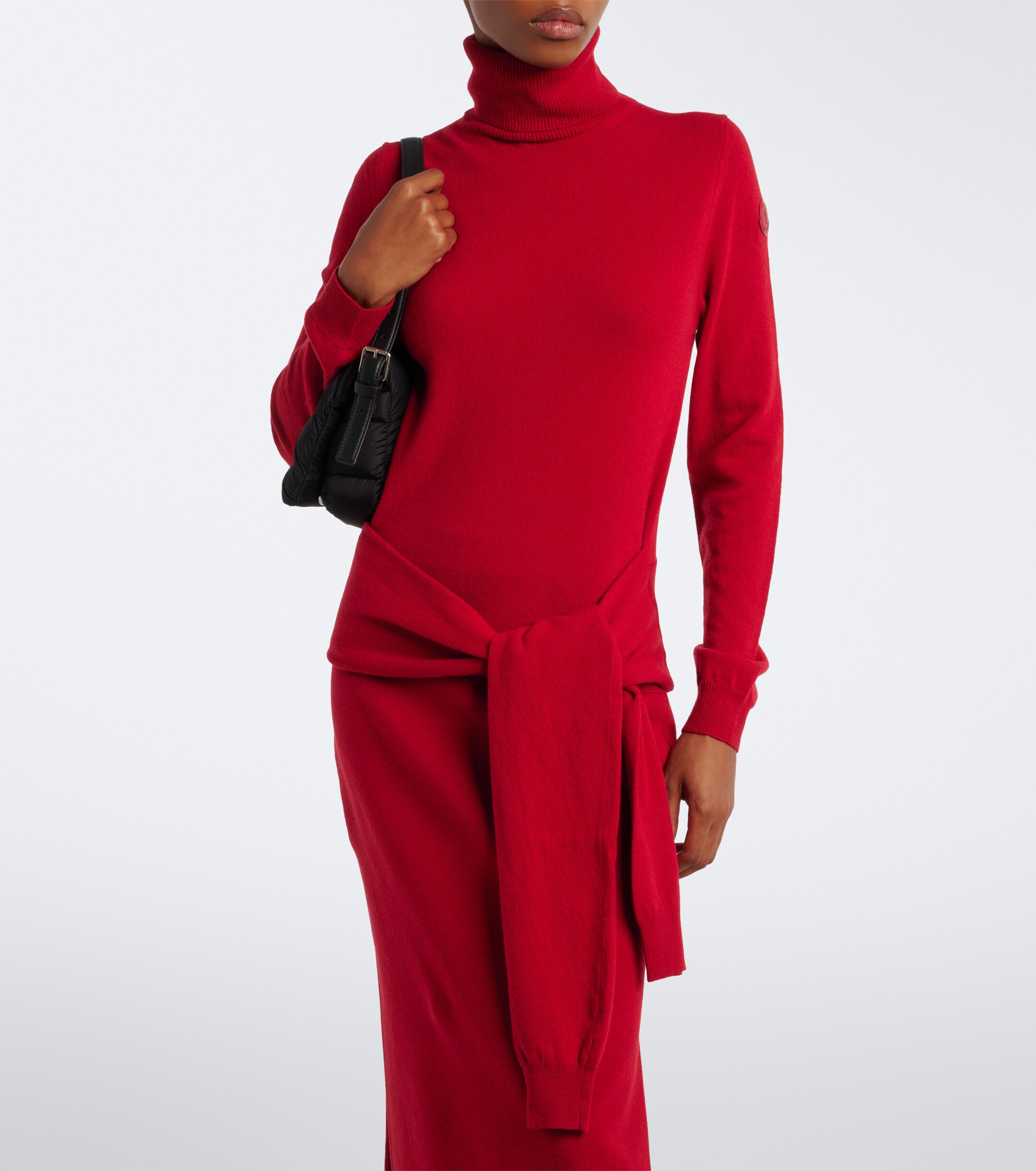 Moncler Moncler Wool and cashmere turtleneck sweater