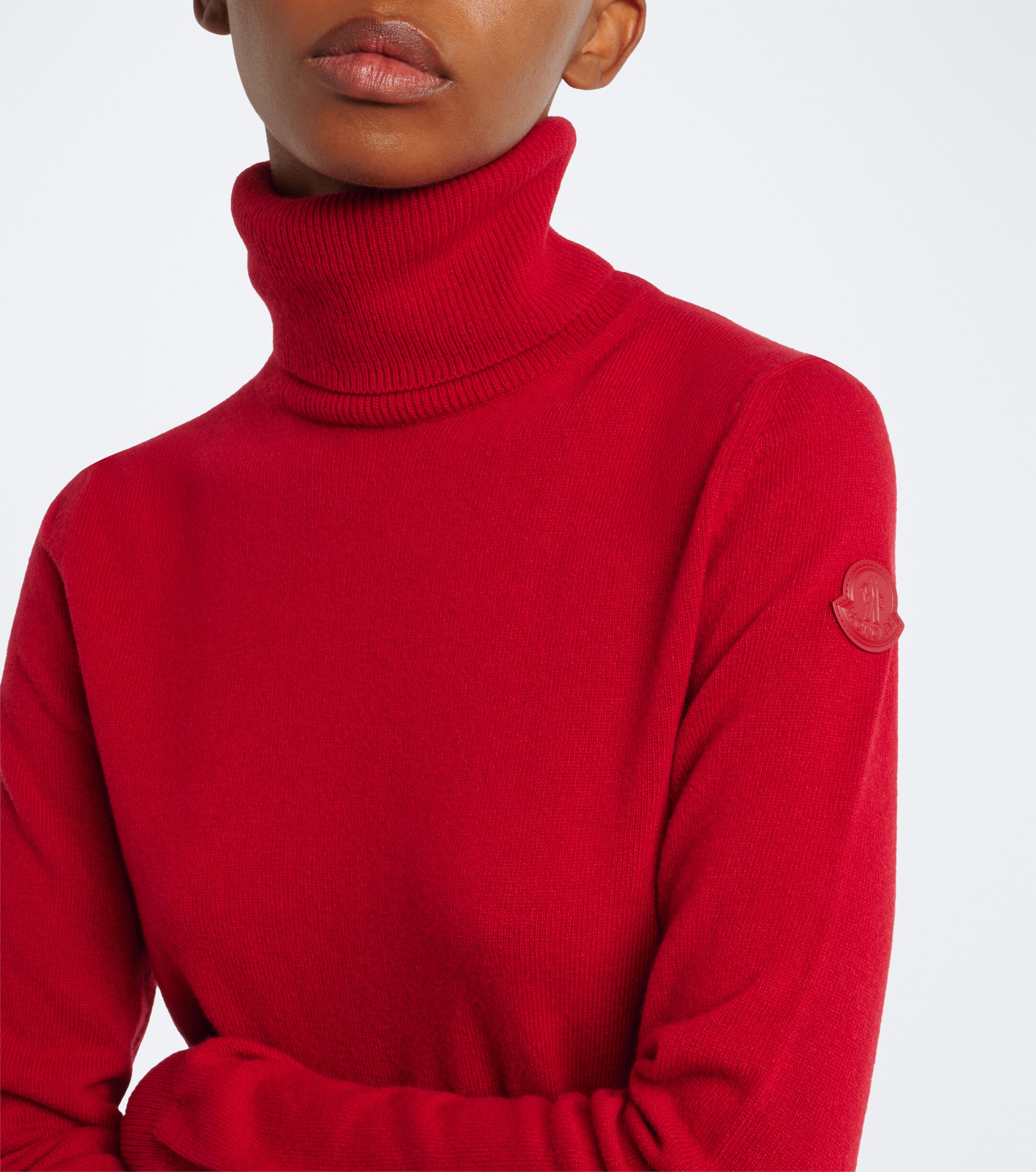 Moncler Moncler Wool and cashmere turtleneck sweater