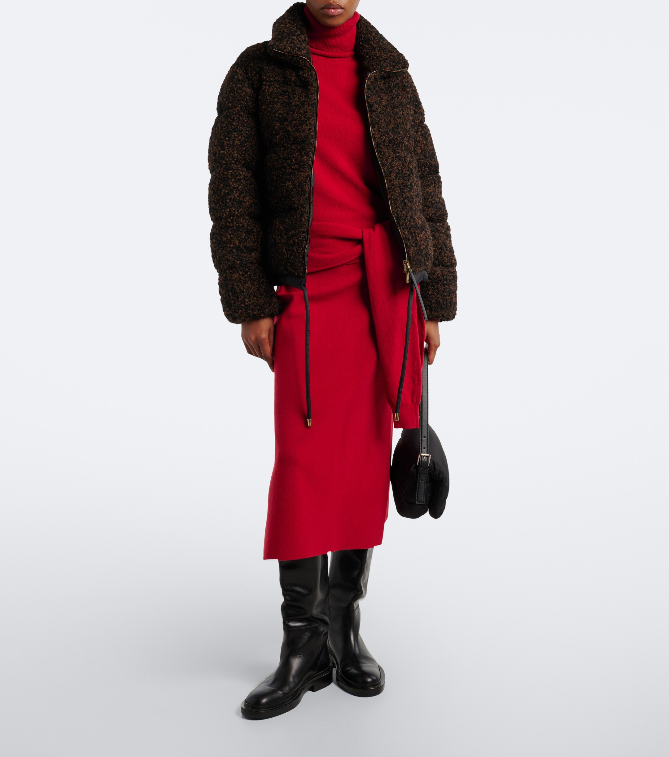 Moncler Moncler Wool and cashmere turtleneck sweater