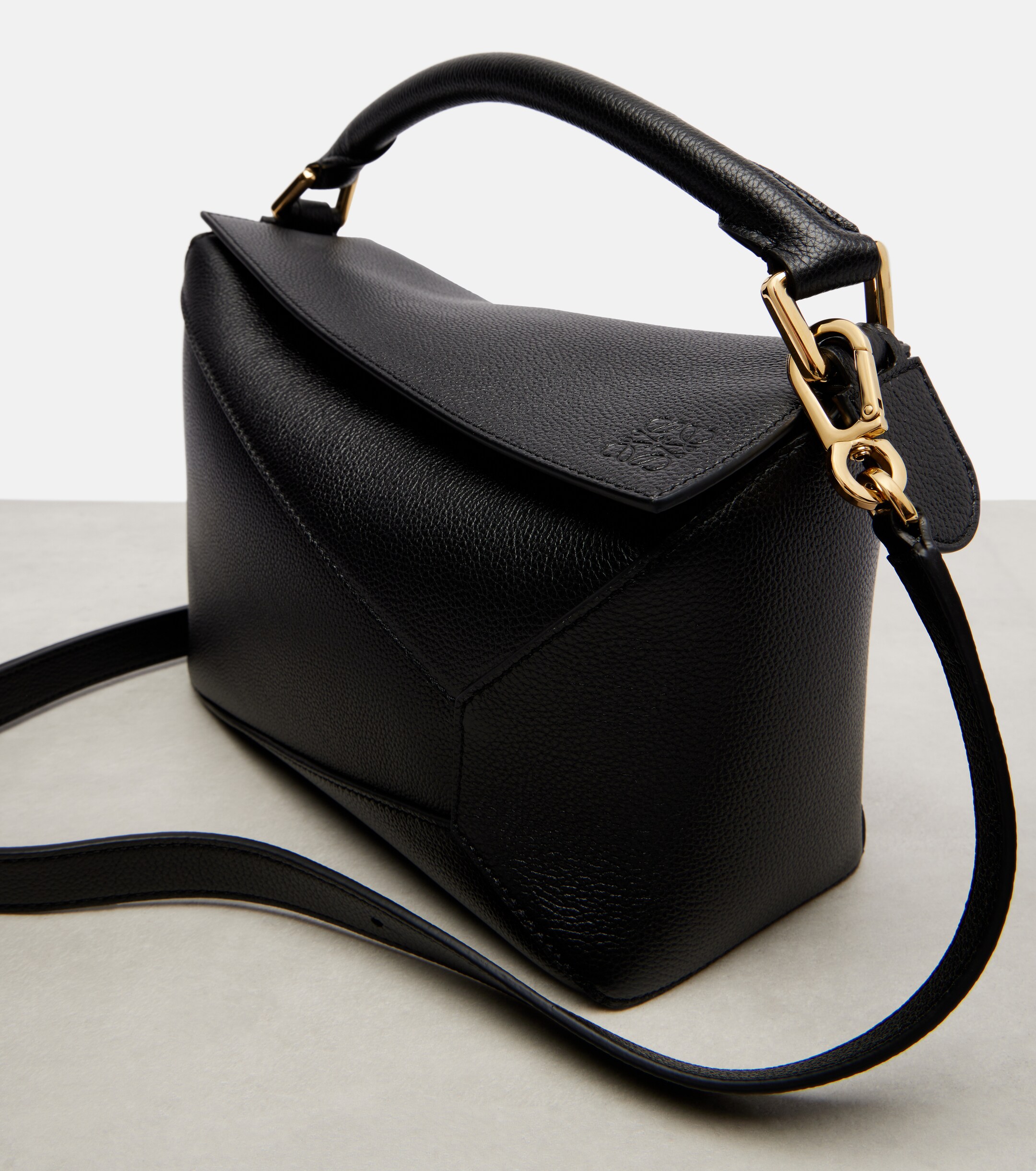 Loewe Puzzle Edge Small leather top-handle bag