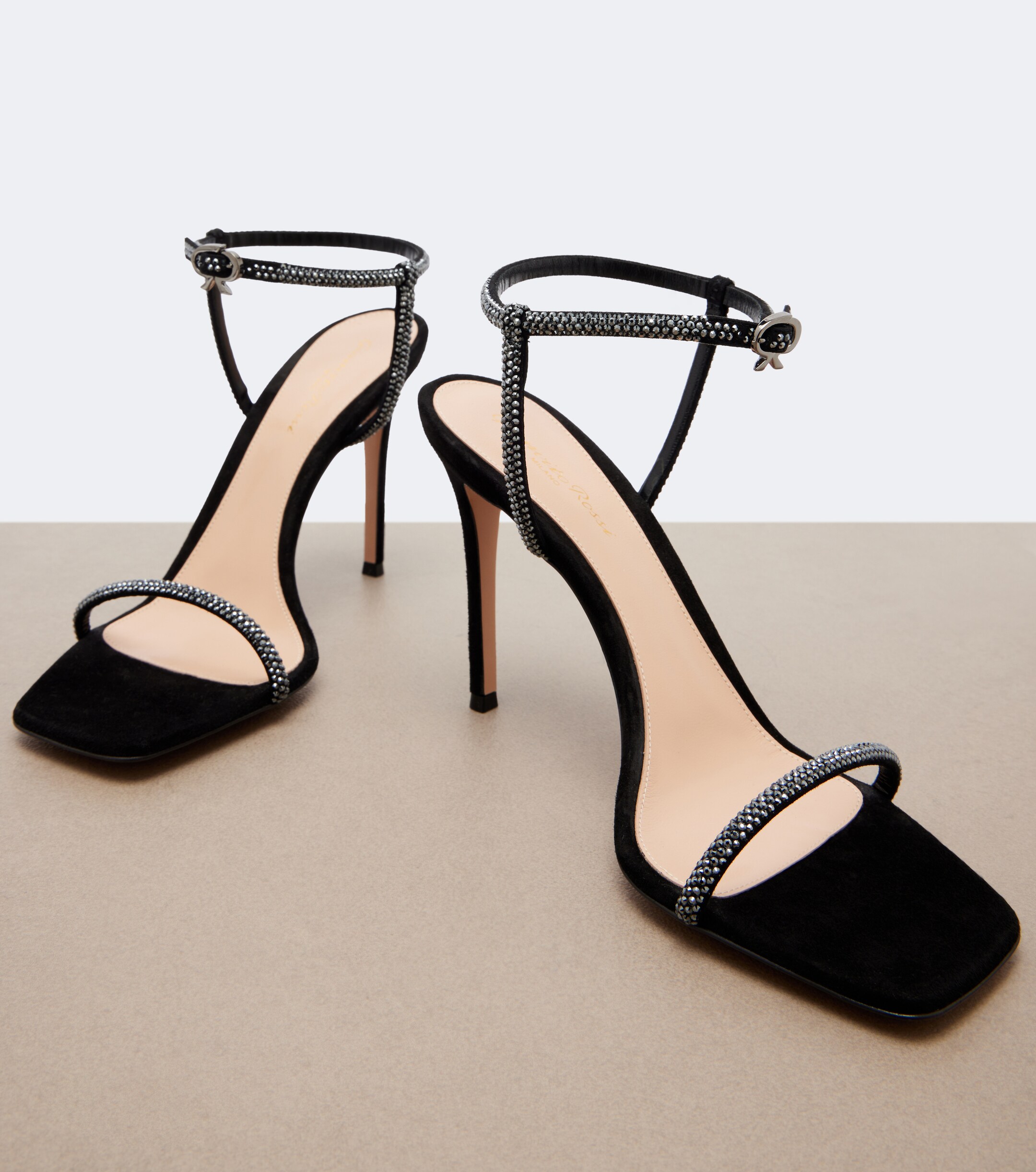 GIANVITO ROSSI Gianvito Rossi Embellished leather sandals