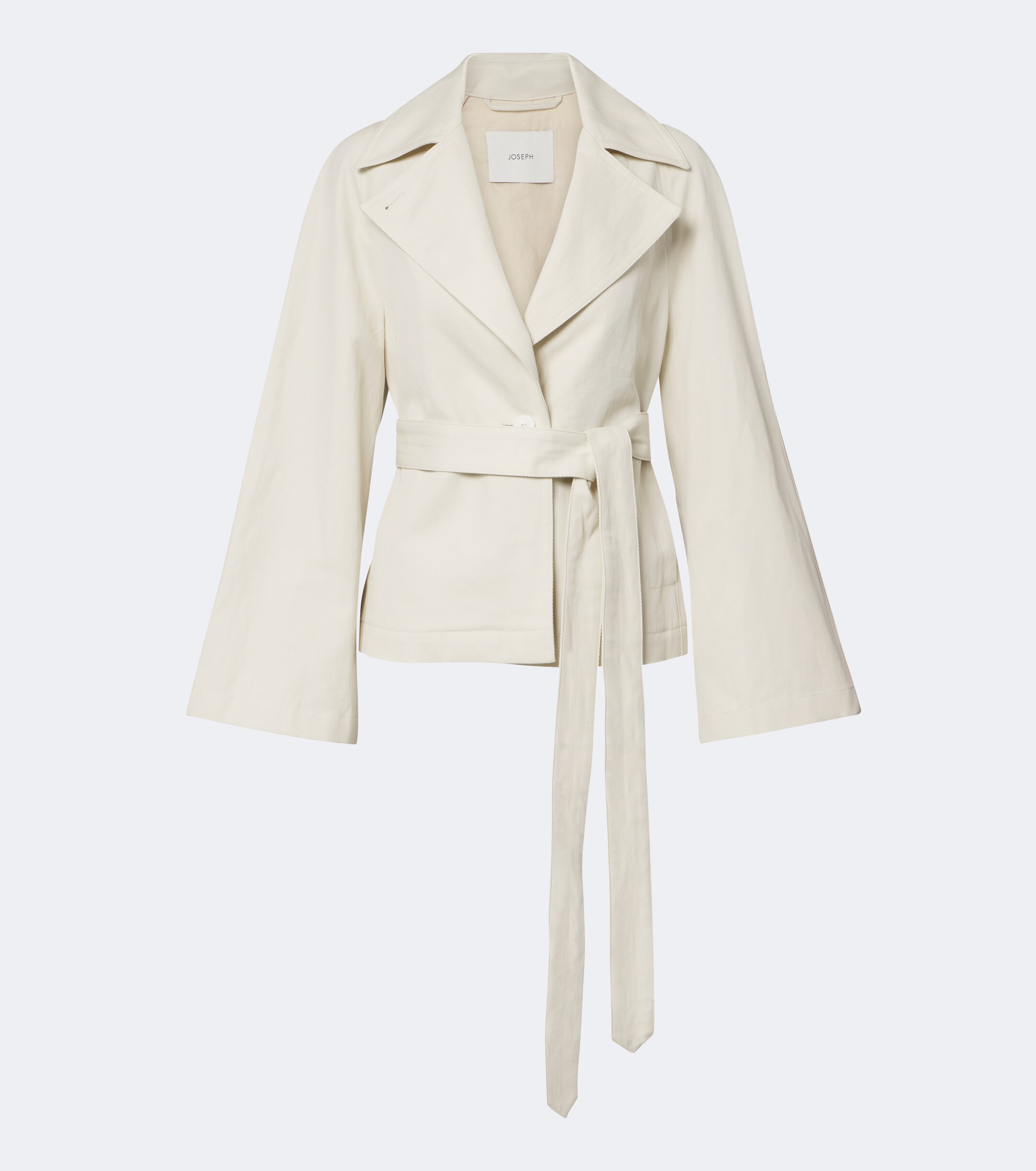 JOSEPH Joseph Leda belted cotton and linen twill jacket