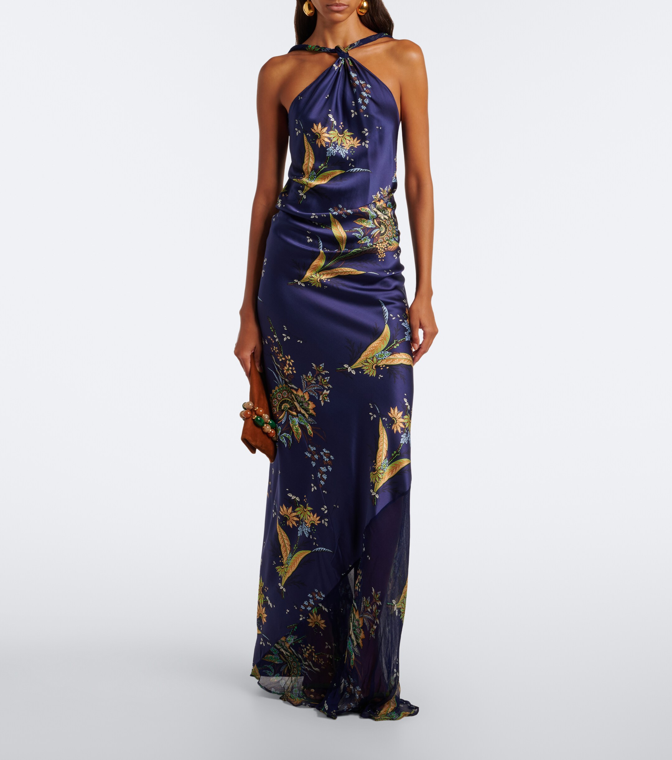 Staud Staud Charli printed silk-blend maxi dress