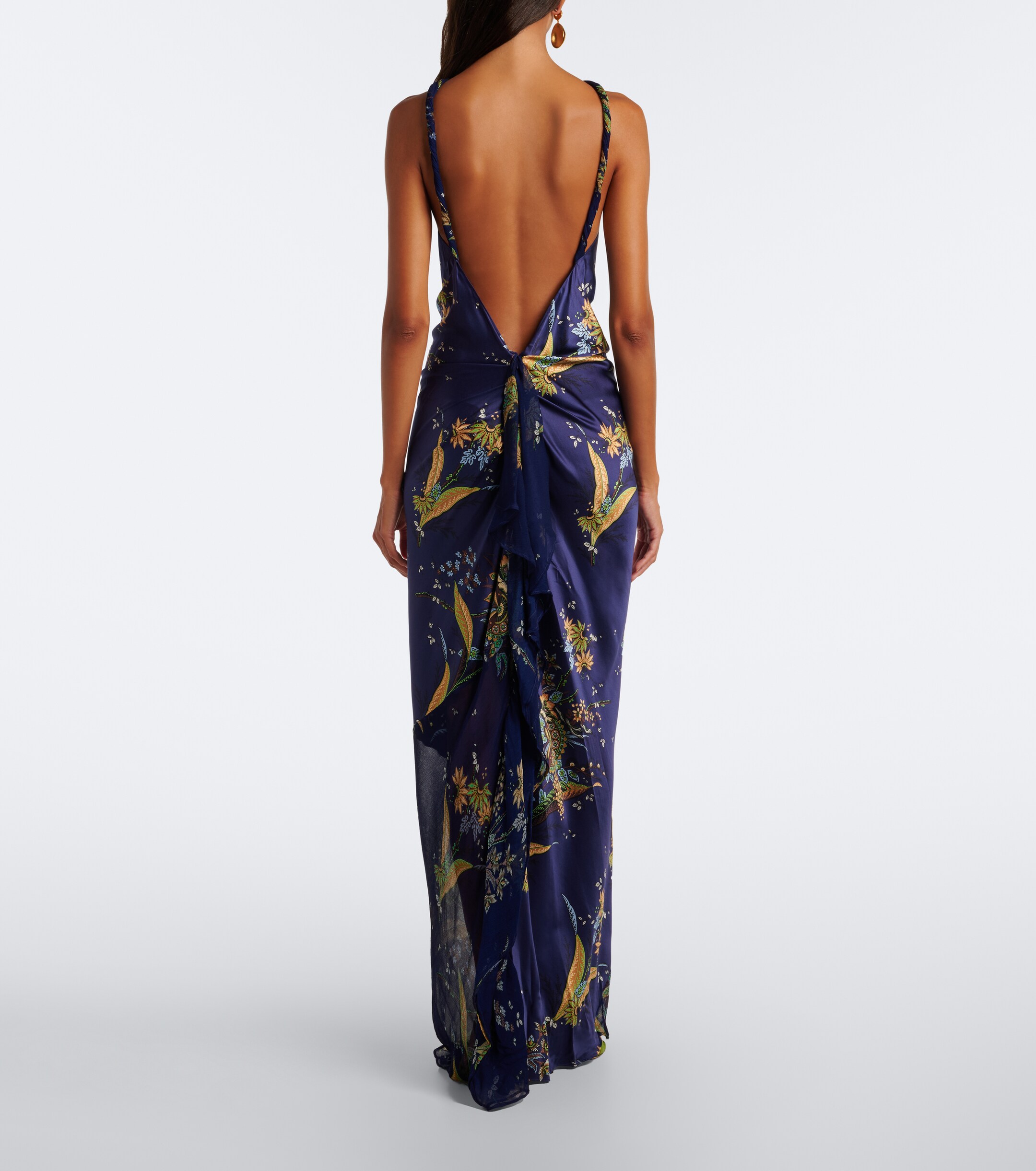 Staud Staud Charli printed silk-blend maxi dress