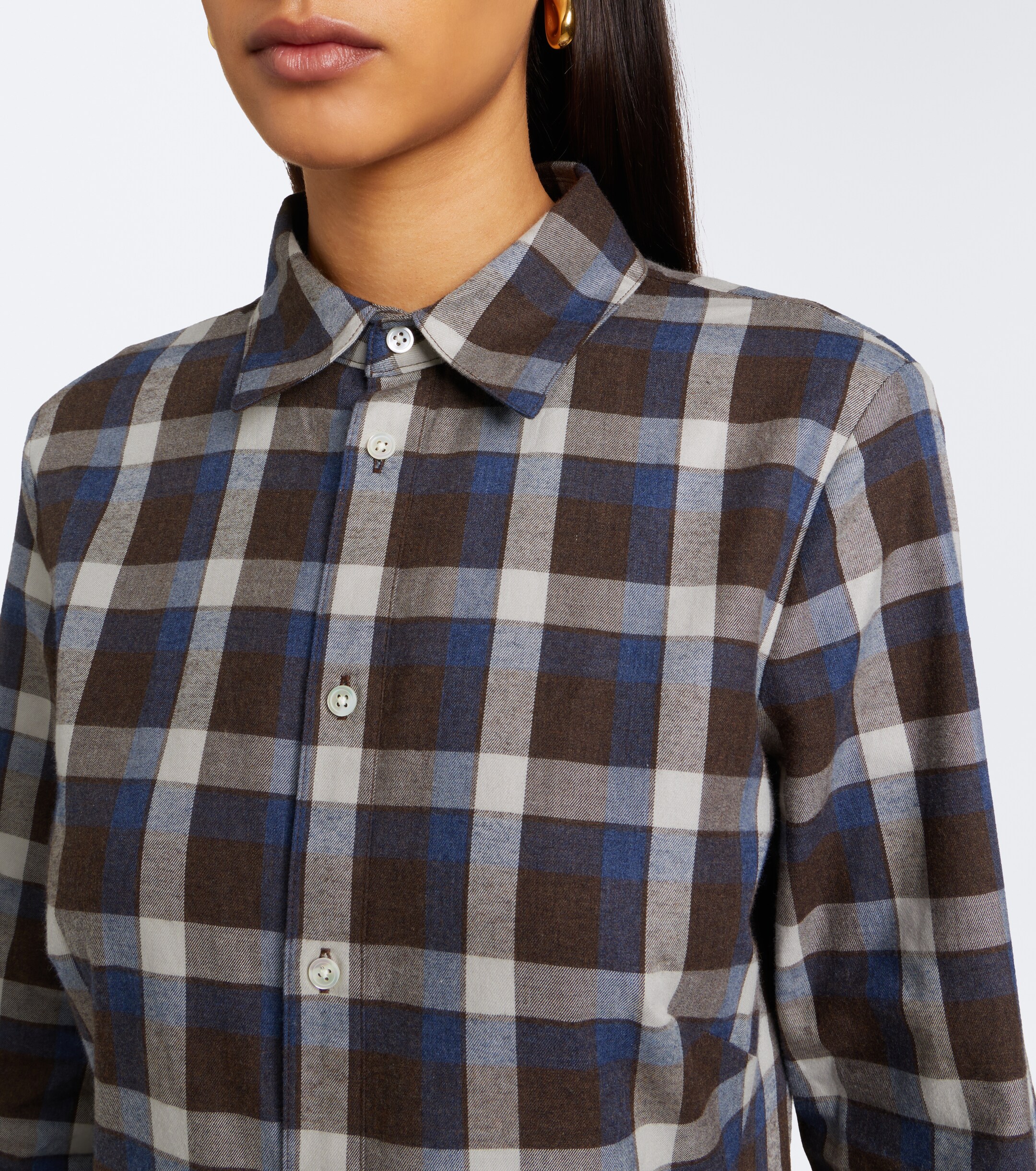 Polo Ralph Lauren Polo Ralph Lauren Plaid cotton twill shirt dress