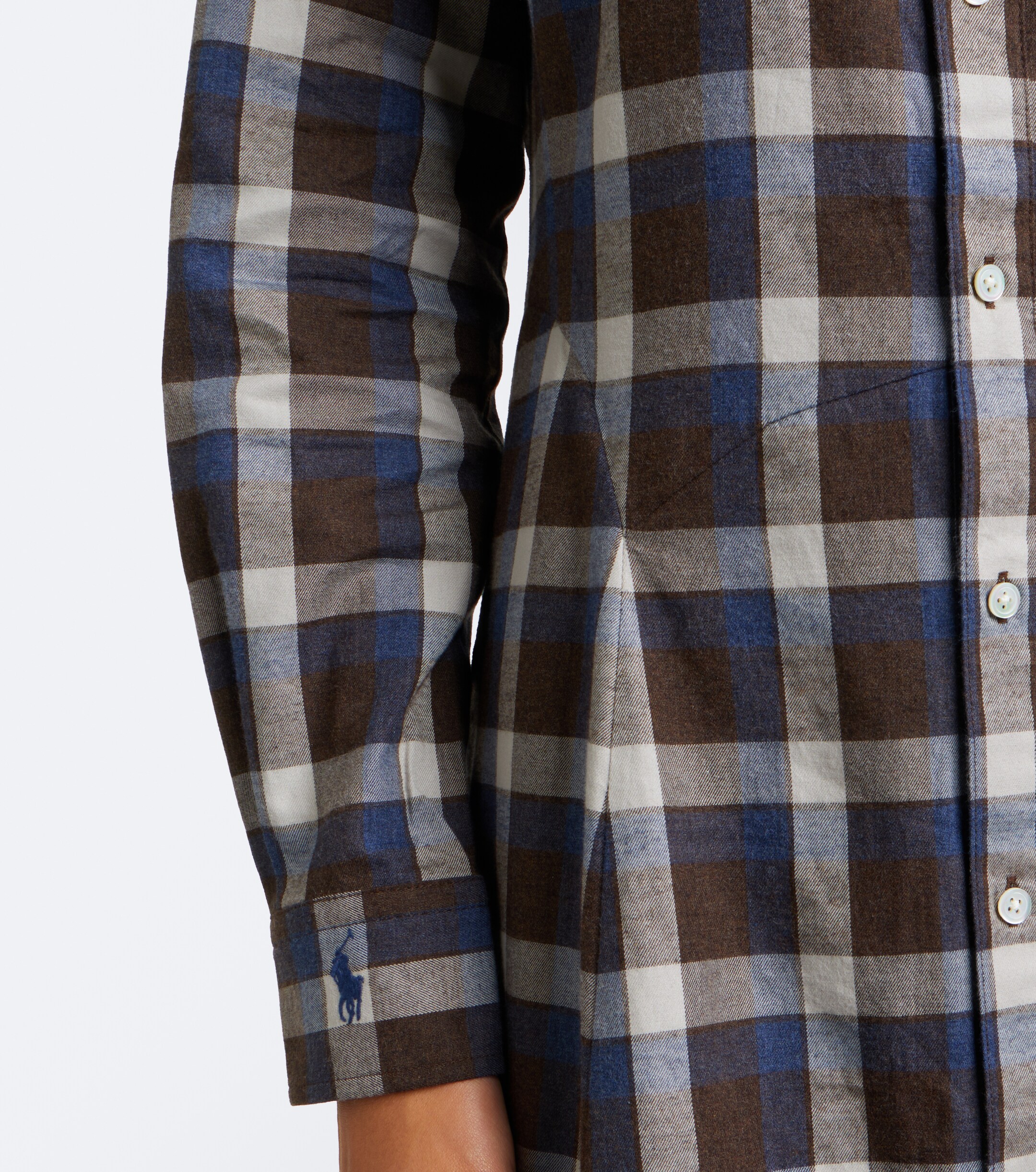 Polo Ralph Lauren Polo Ralph Lauren Plaid cotton twill shirt dress