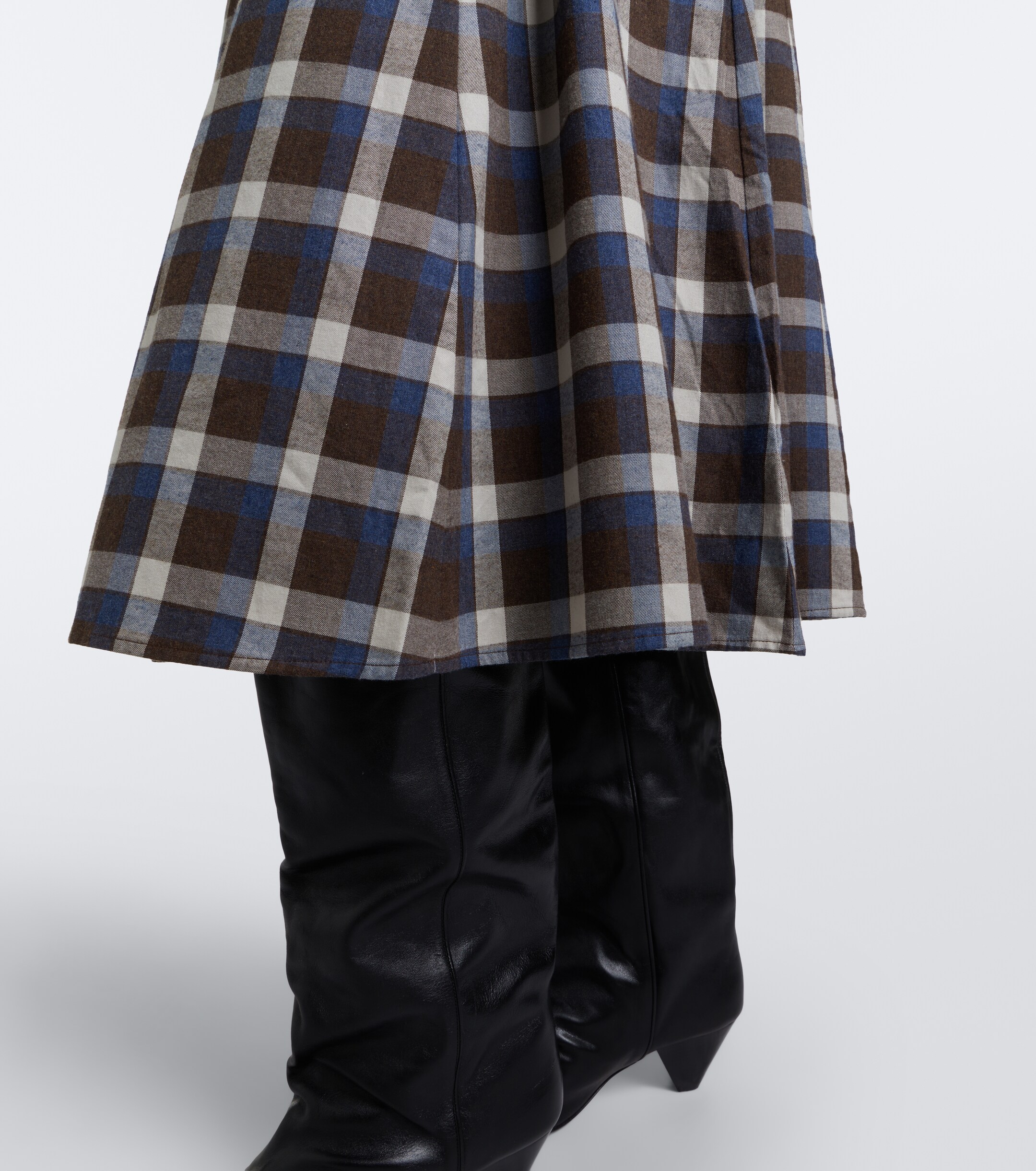 Polo Ralph Lauren Polo Ralph Lauren Plaid cotton twill shirt dress