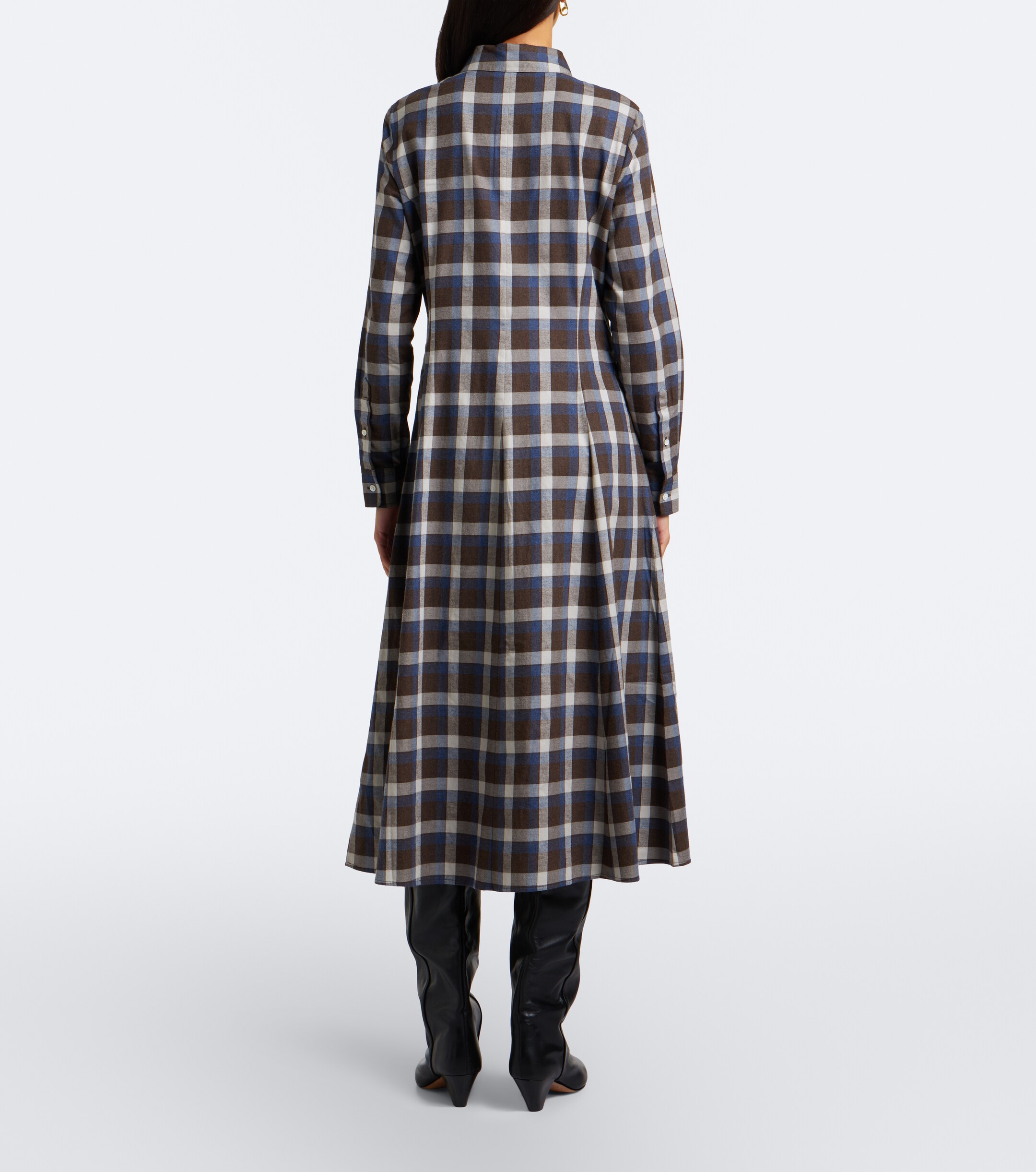 Polo Ralph Lauren Polo Ralph Lauren Plaid cotton twill shirt dress