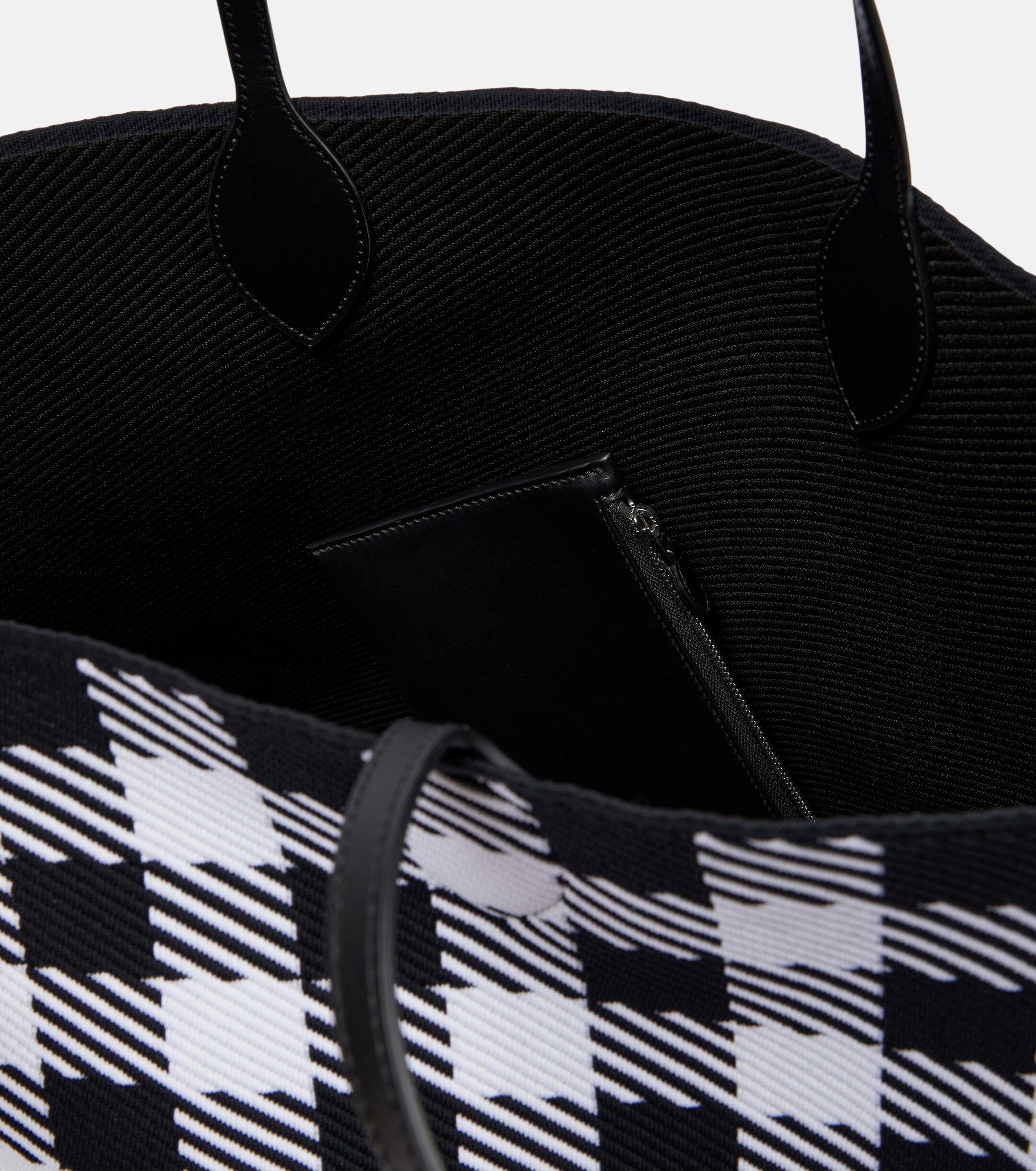 Alaïa Logo checked tote