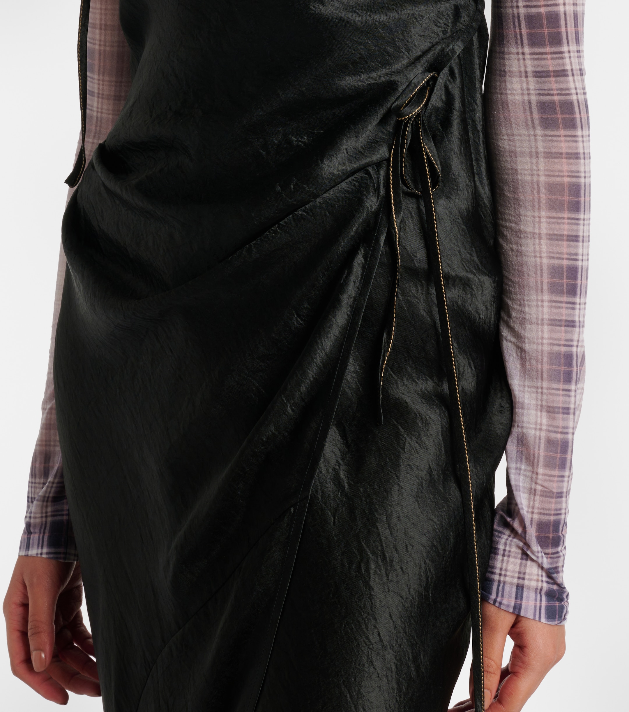 Acne Studios Satin maxi dress thumbnail