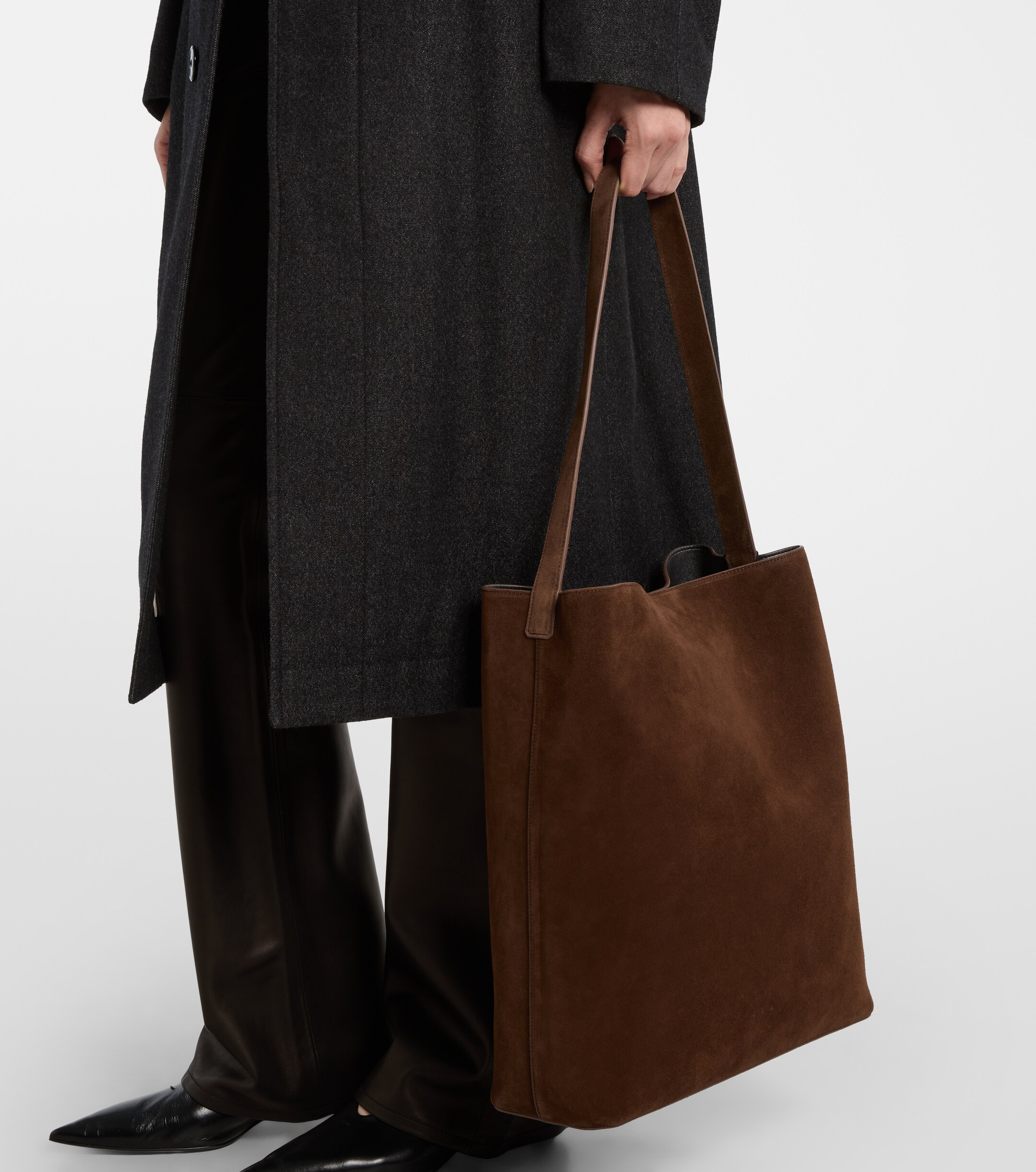 AESTHER EKME Sac Large suede tote bag thumbnail