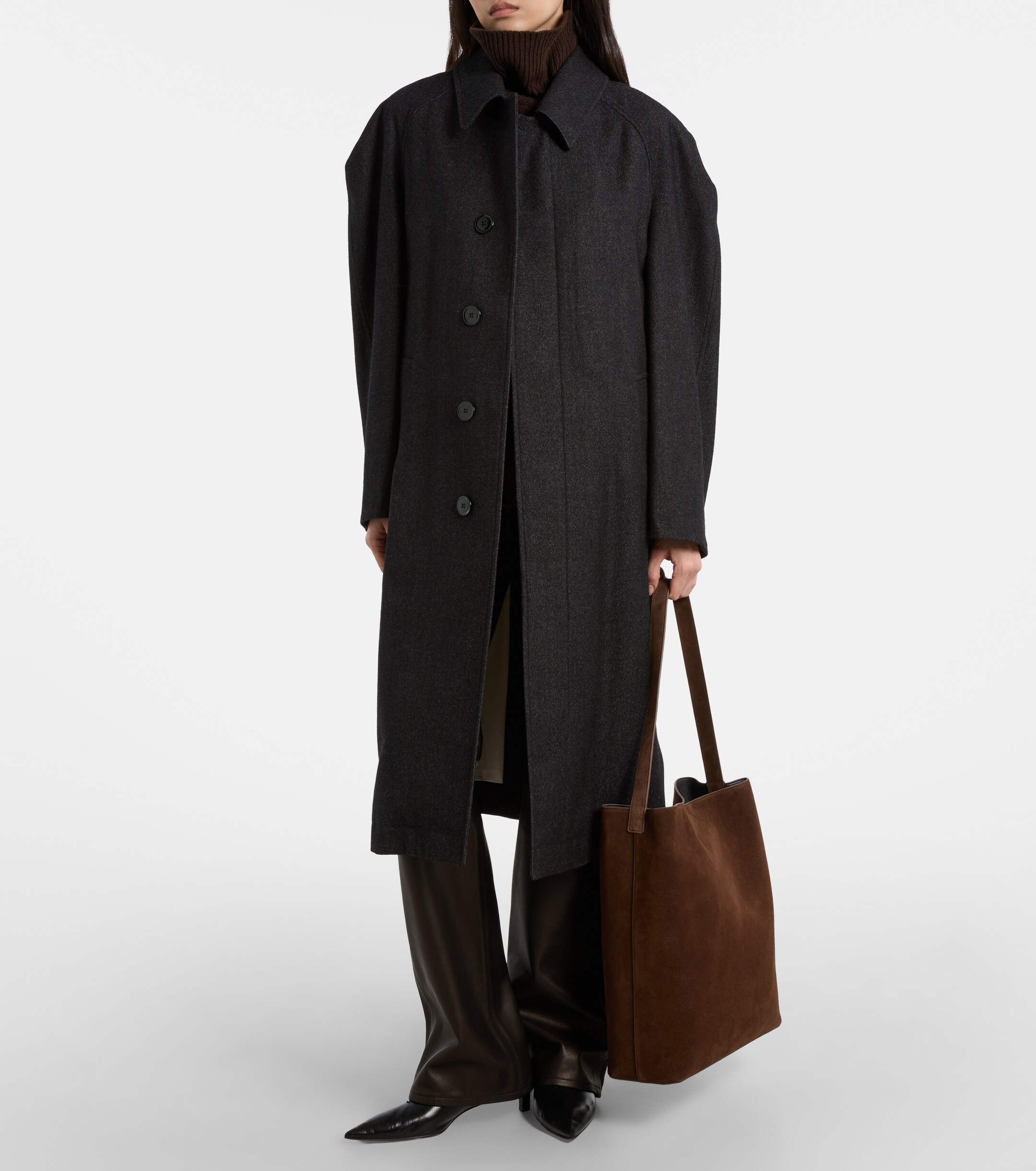 AESTHER EKME Sac Large suede tote bag thumbnail