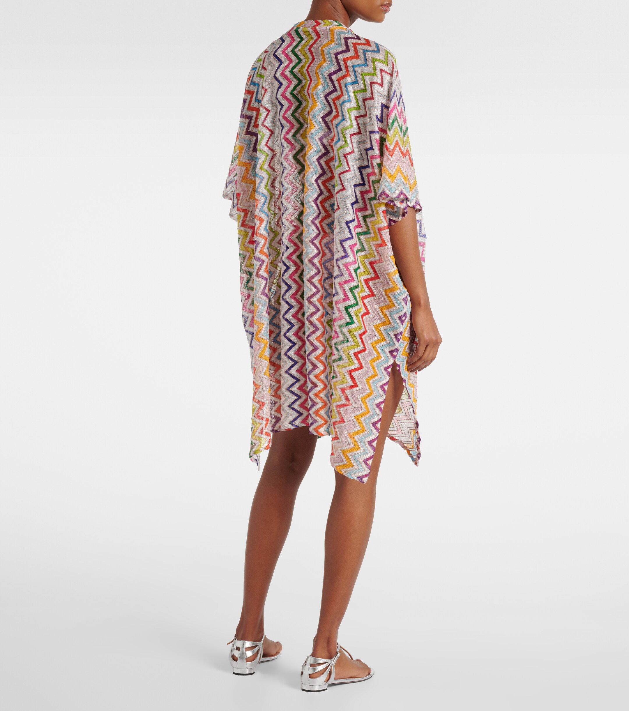 mare mare sheer tunic dress Mare Mare Long-Sleeve Organza Overlay Mini Dress