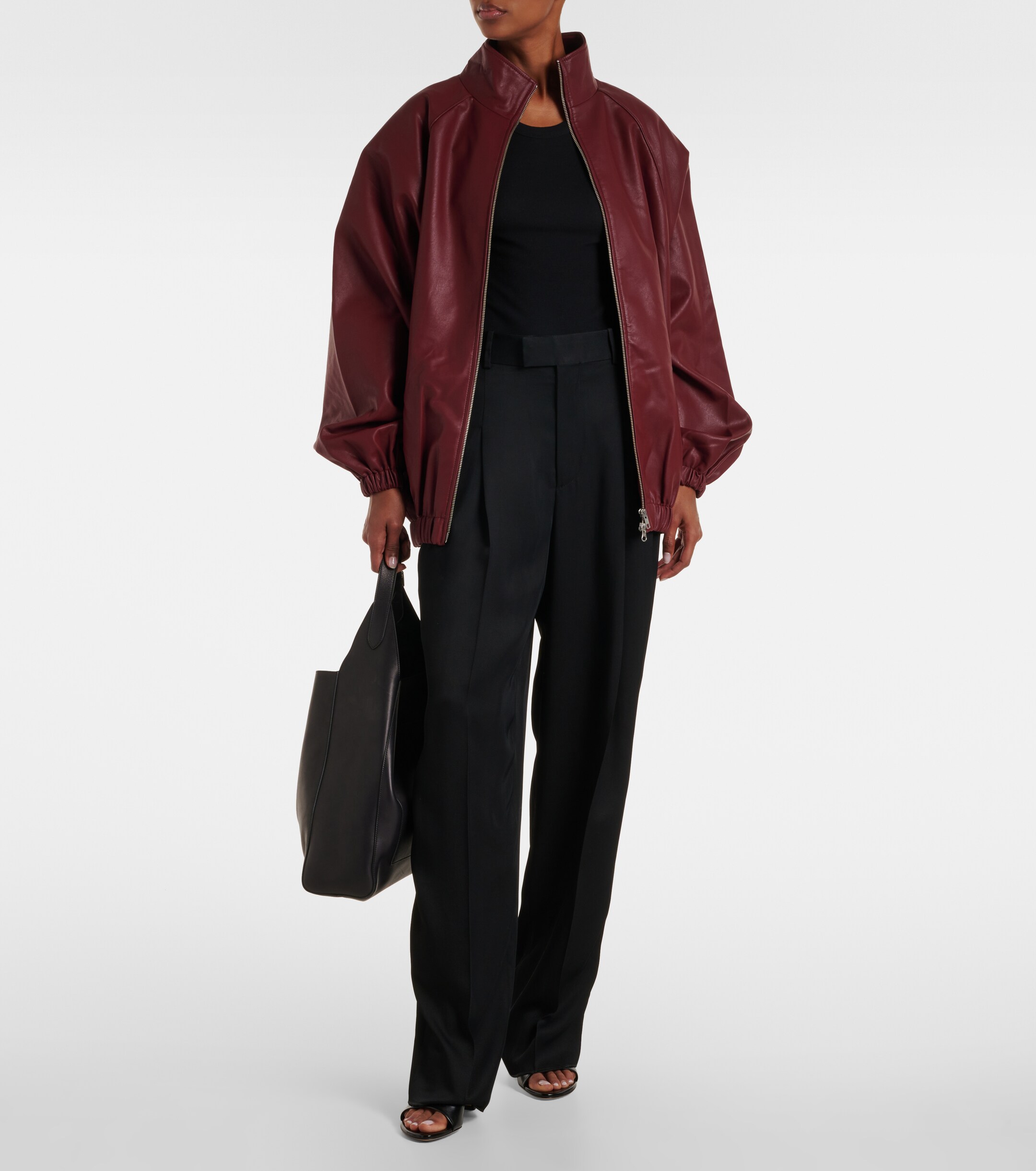 The Row - Cedar oversized cotton and silk-blend poplin