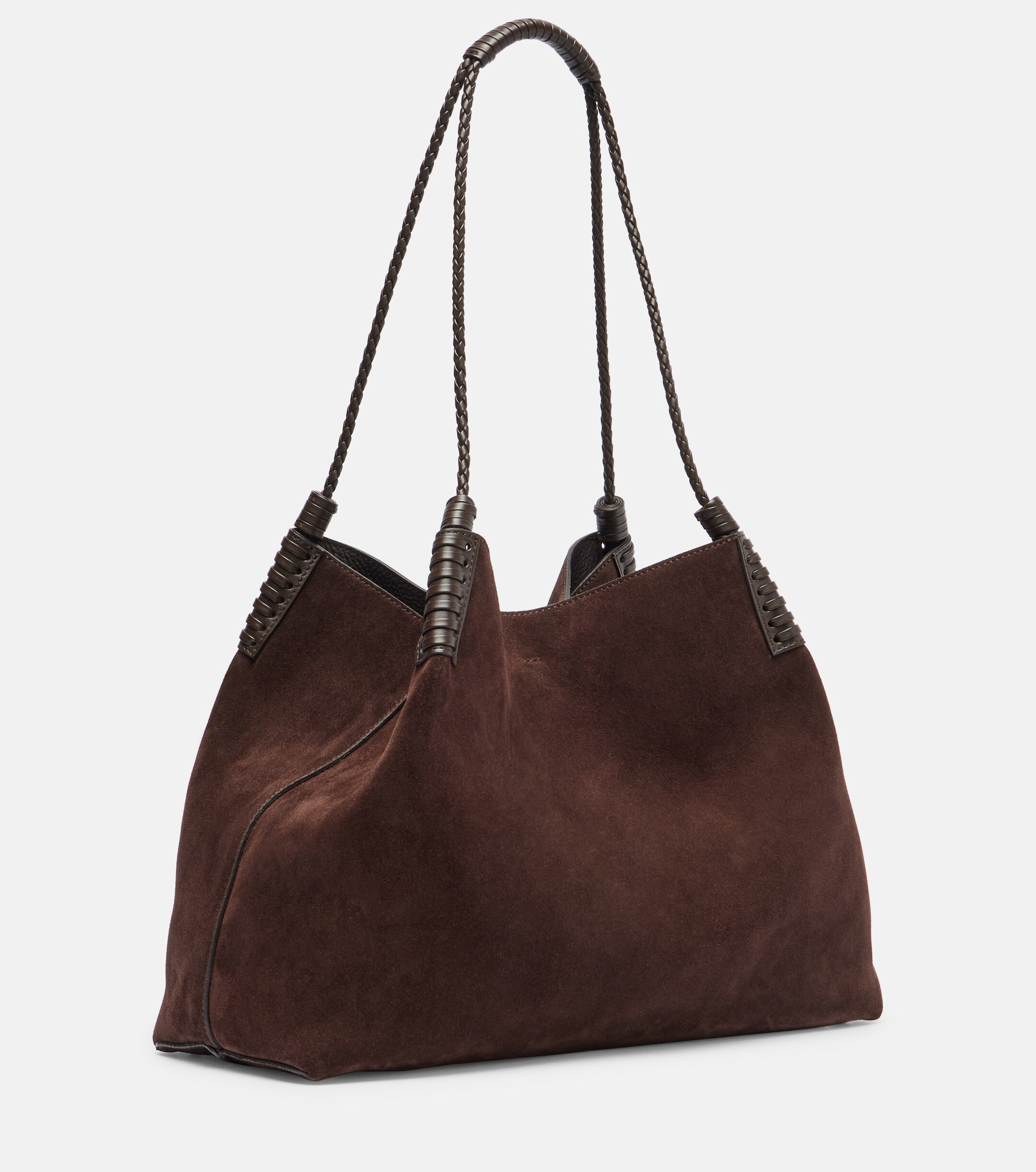 Etro Libra Medium suede tote bag