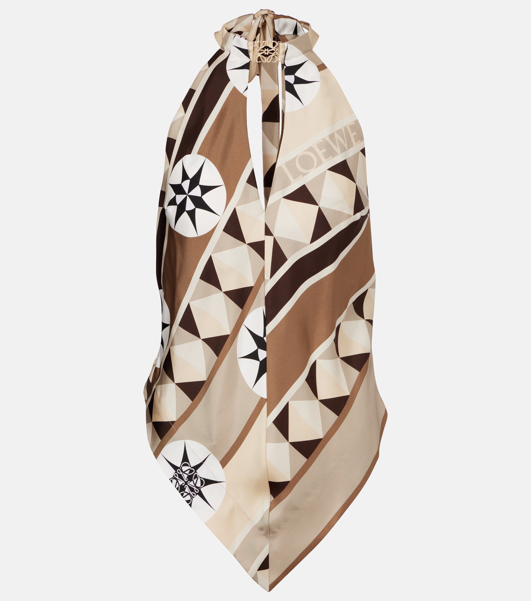 Loewe Paula's Ibiza Anagram silk twill top thumbnail