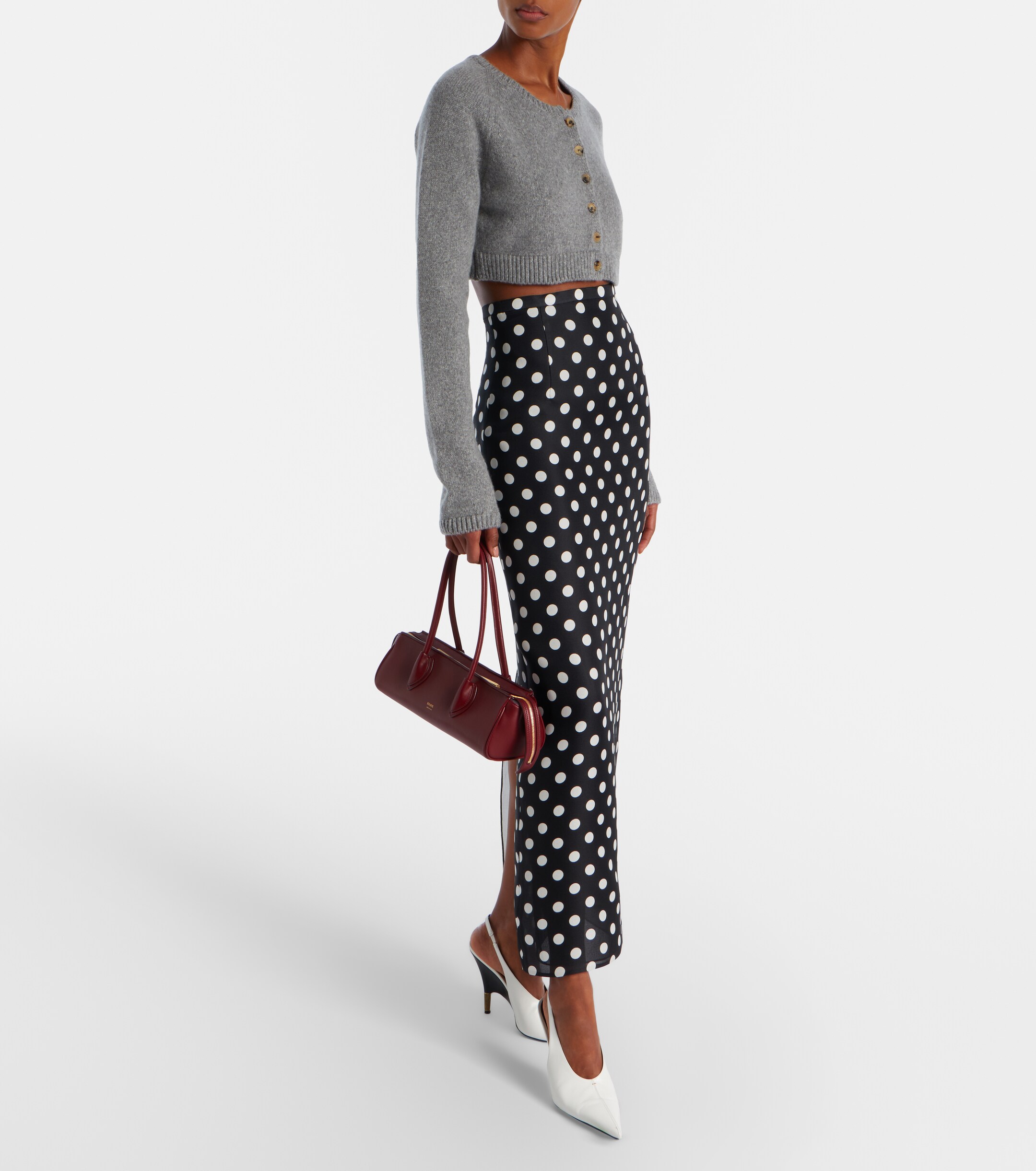 KHAITE Donna leather shoulder bag