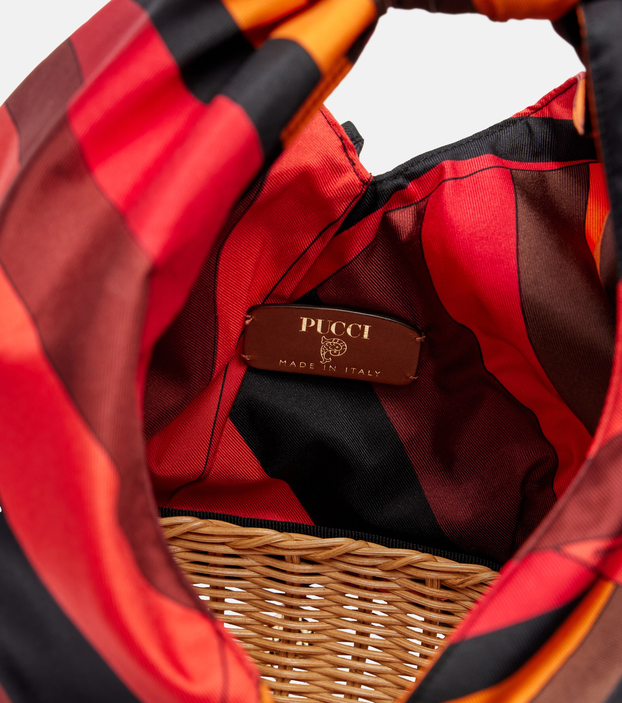 Pucci Picnic Iride silk top-handle bag