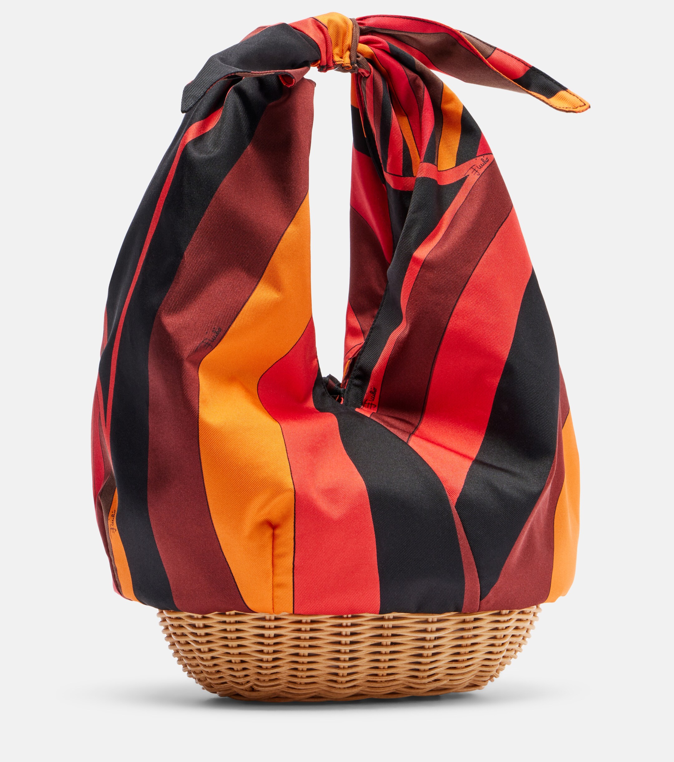 Pucci Picnic Iride silk top-handle bag