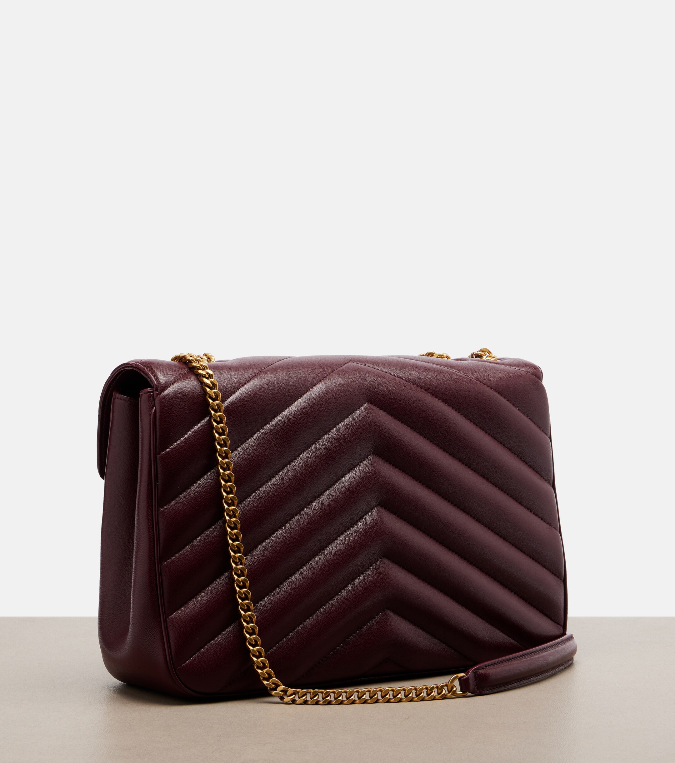 Saint Laurent Loulou Large leather shoulder bag